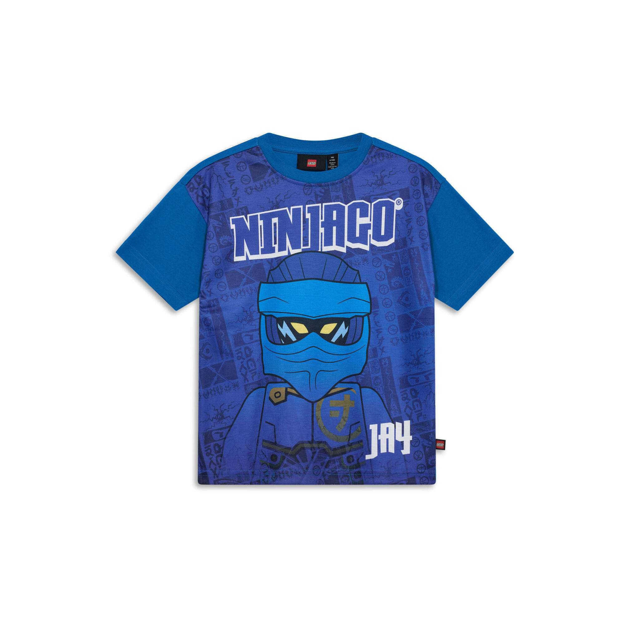 Koszulka Dziecięca Bio Bawełna LEGO Ninjago Taffy 118 Niebieska