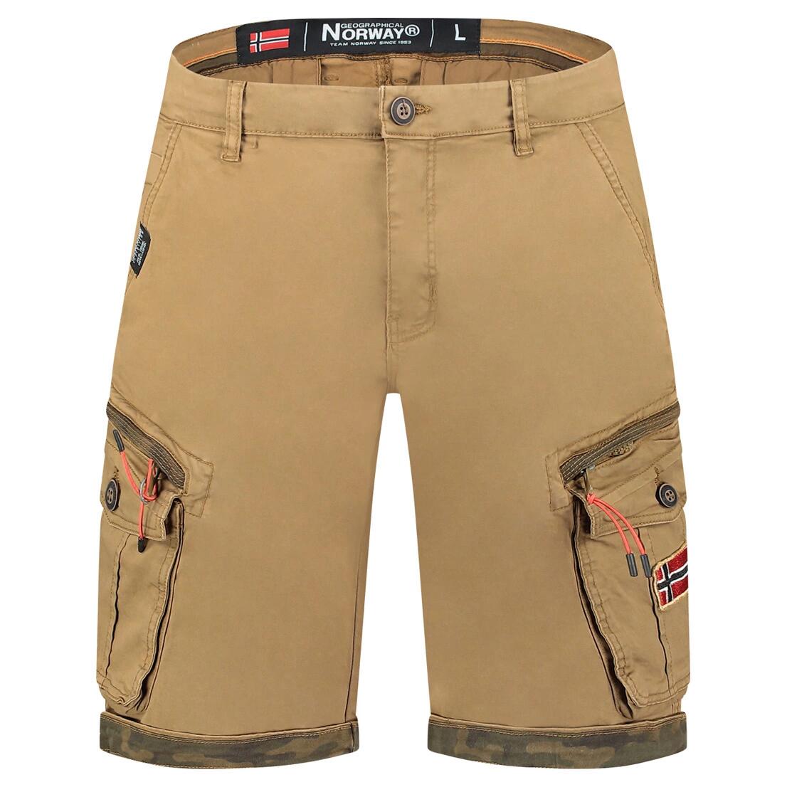 Bermudy Geographical Norway PARENTO KAKI DB MEN 317 khaki męska