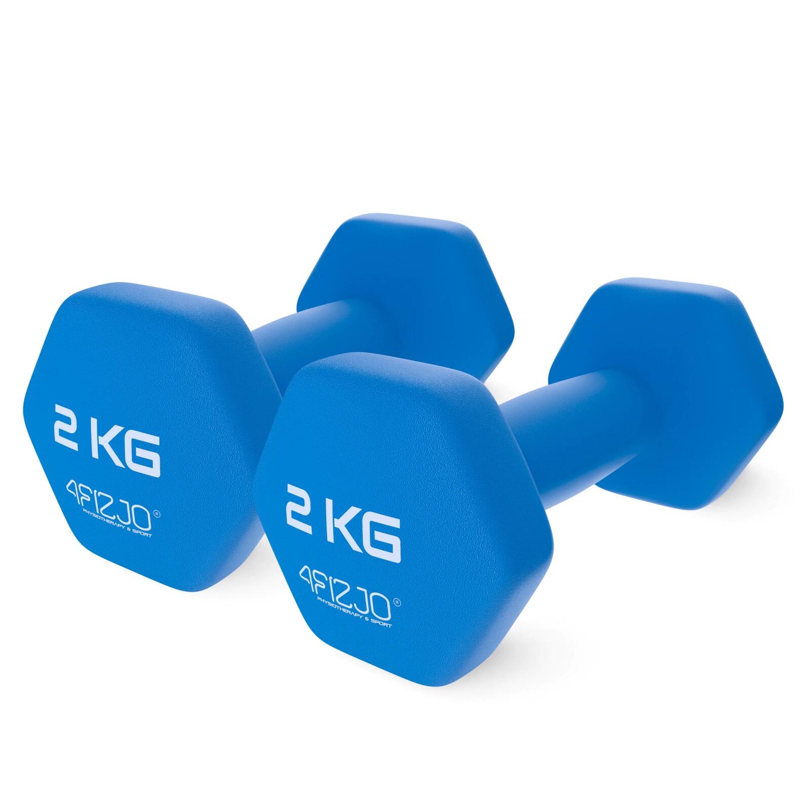 Hantelki ciężarki fitness uniwersalne 4FIZJO CLASSIC 2 szt.