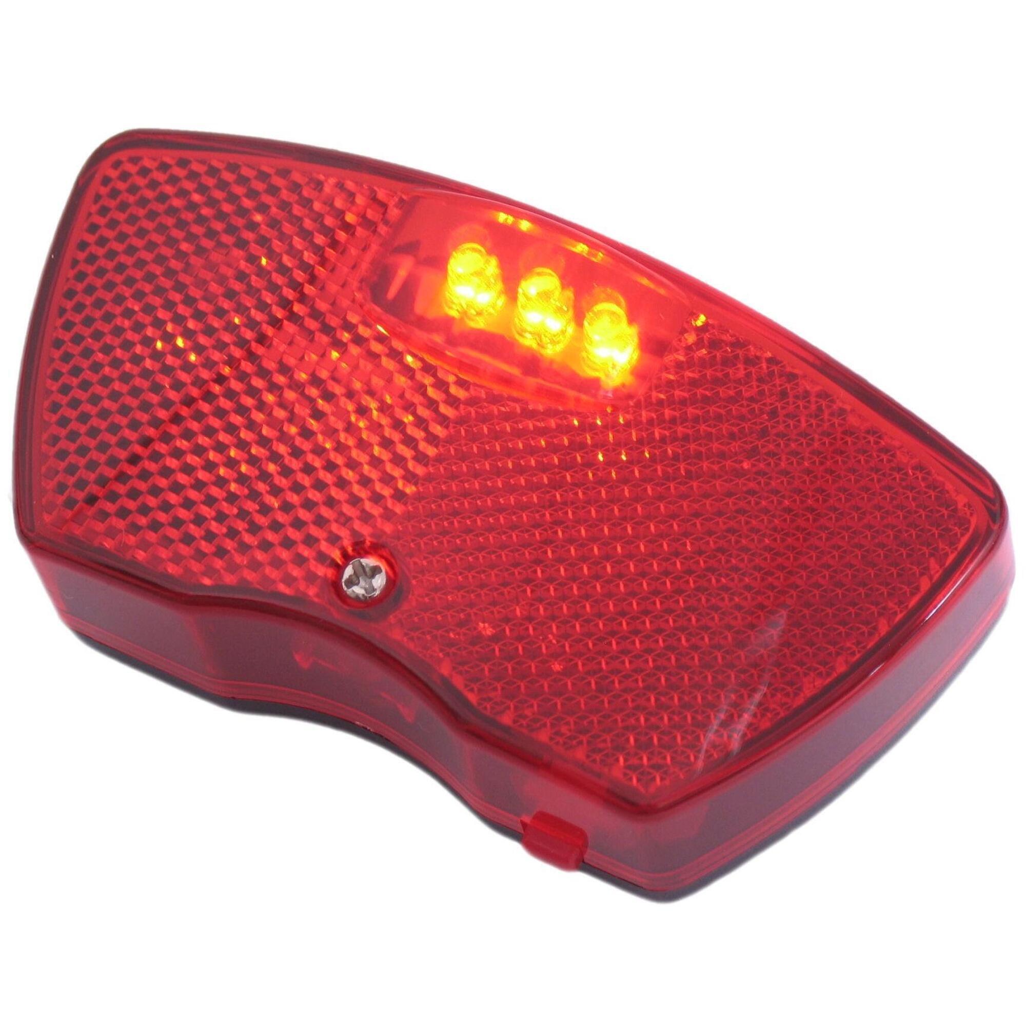 Lampa Tylna Do Bagażnika City - 3 Diody Led -80Mm - Zawiera Baterie (Na Karcie)