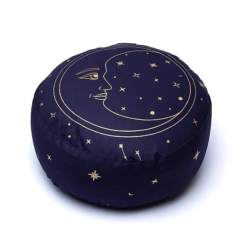 Poduszka do medytacji z organicznej bawełny - Księżyc