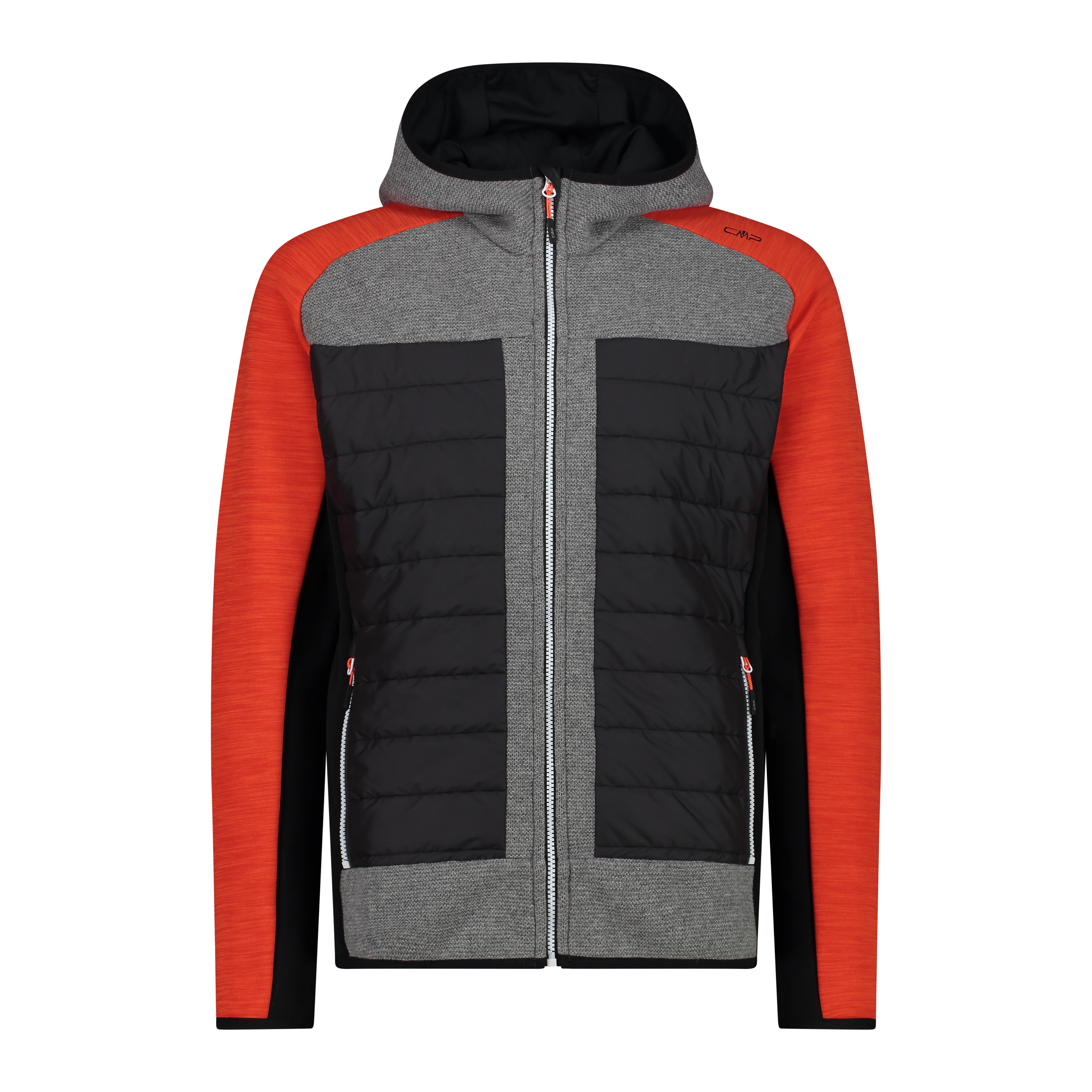 Kurtka polarowa z kapturem hybrydowa CMP