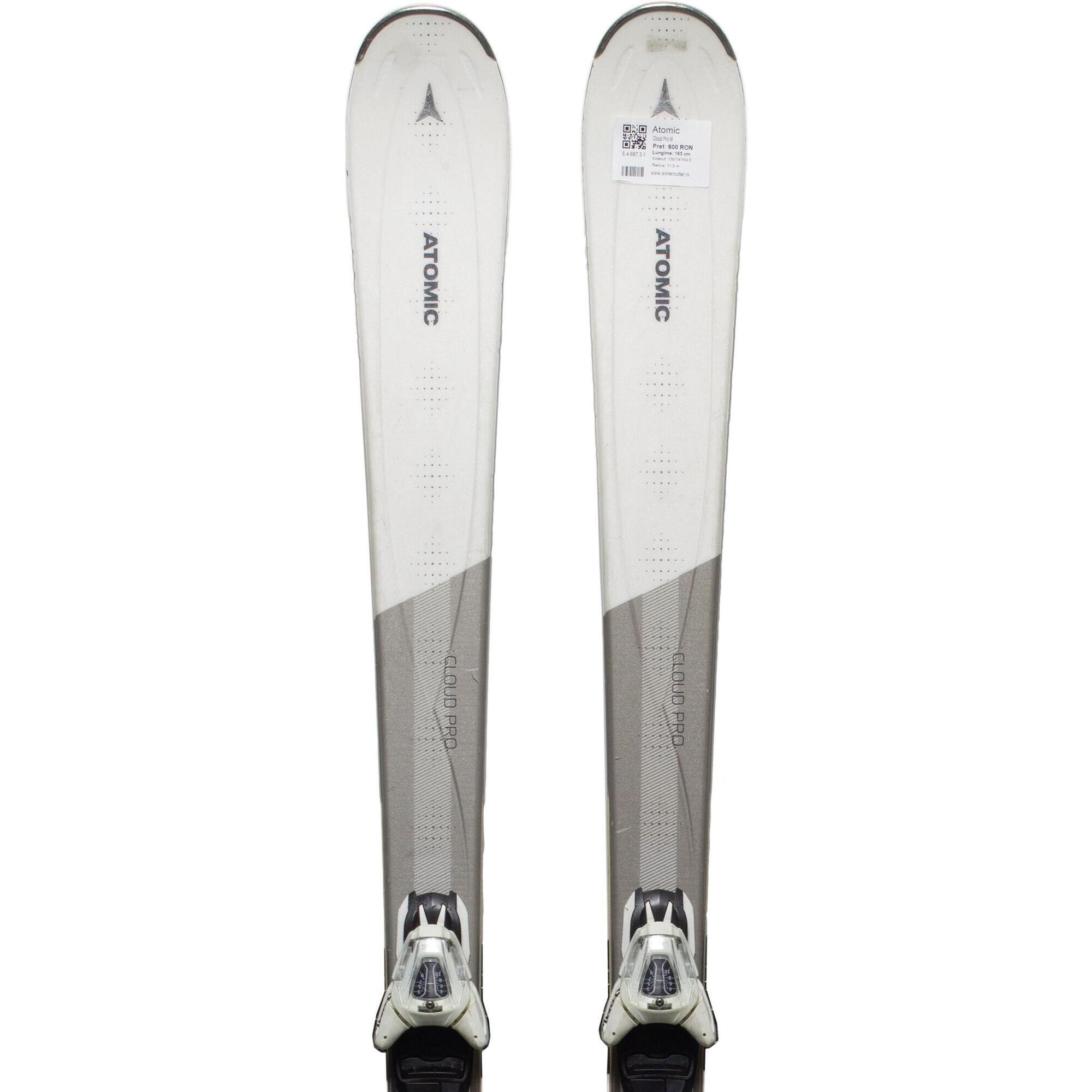 Second Life- Narty ATOMIC Cloud Pro, 163 cm- Stan zadowalający