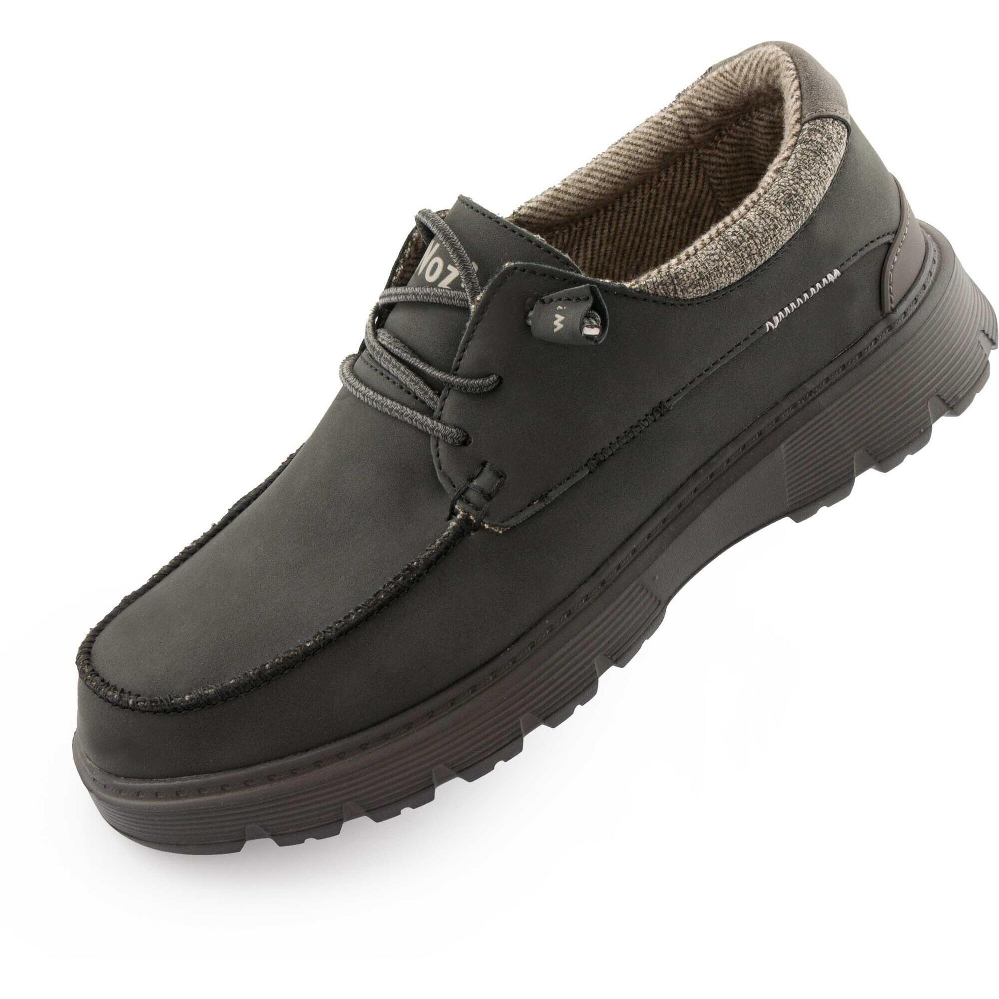 Czarne skórzane buty męskie Woz Ringo 1 Rozmiar 43