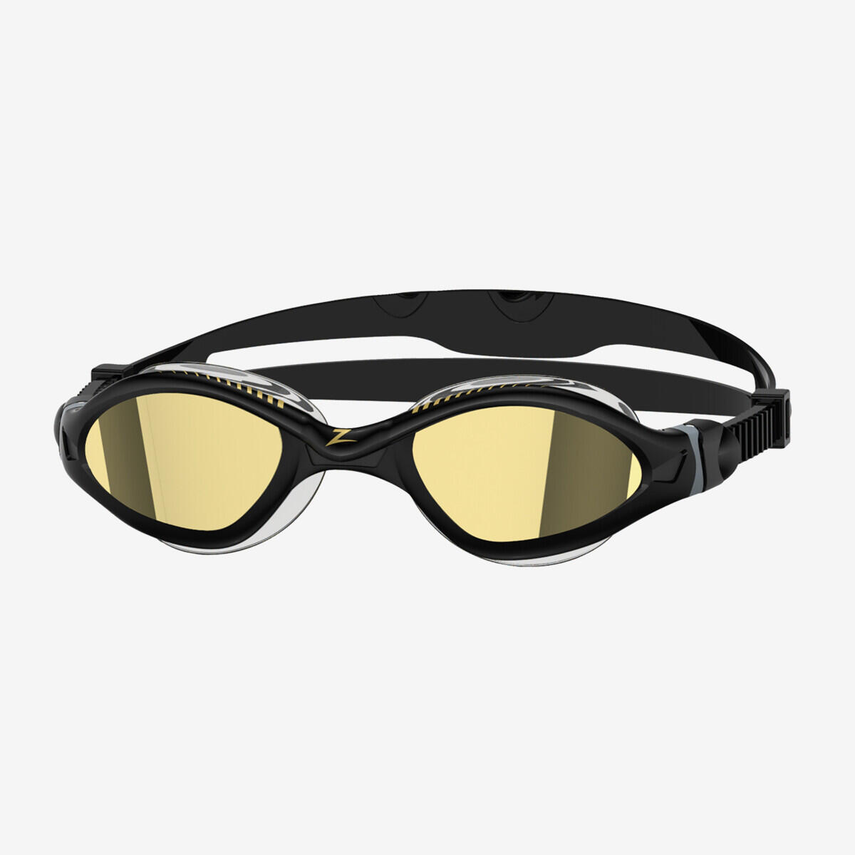 Zoggs okulary Tiger LSR Titanium black gold