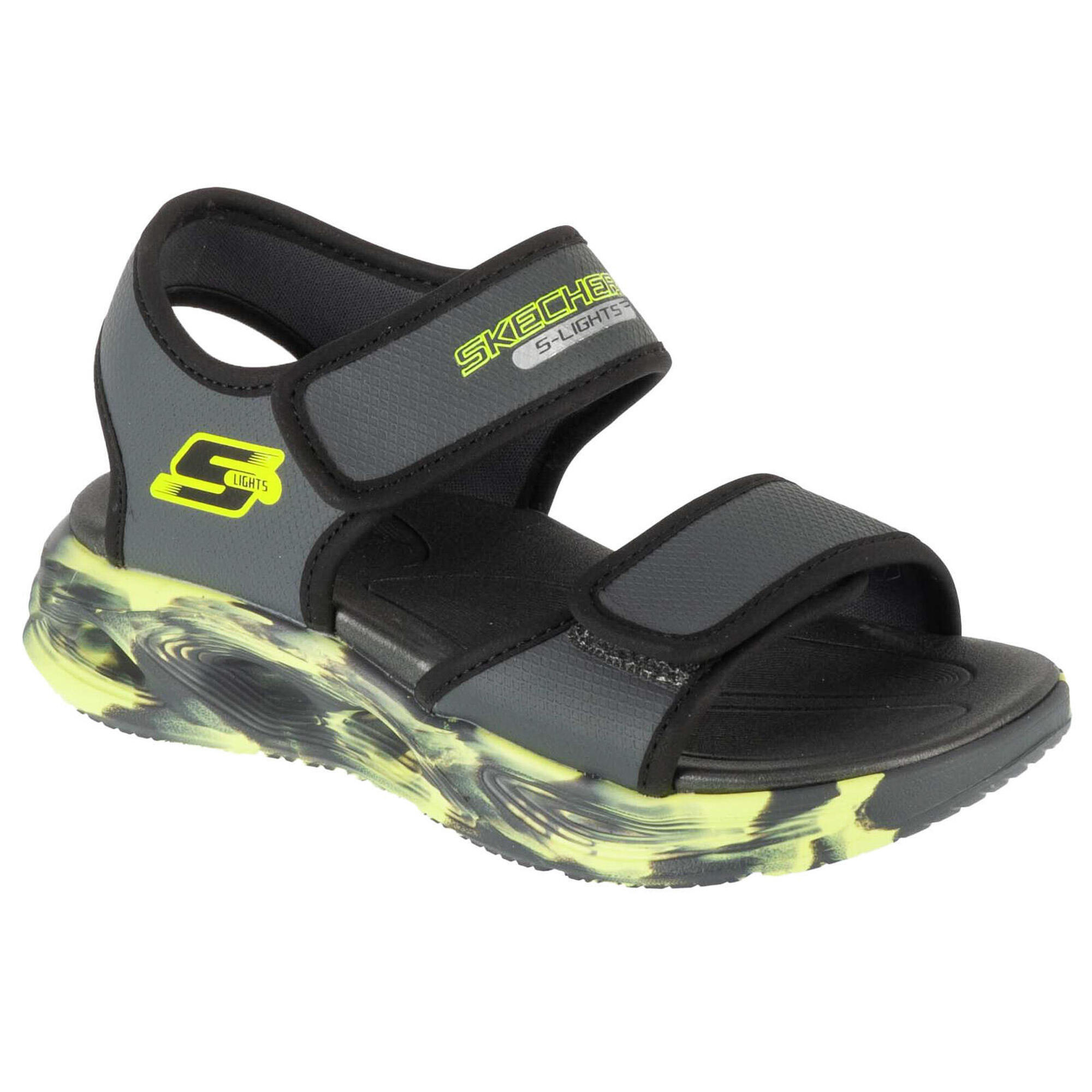 Sandały chłopięce, S-Lights: Sola Glow Sandal - Fusion Brights