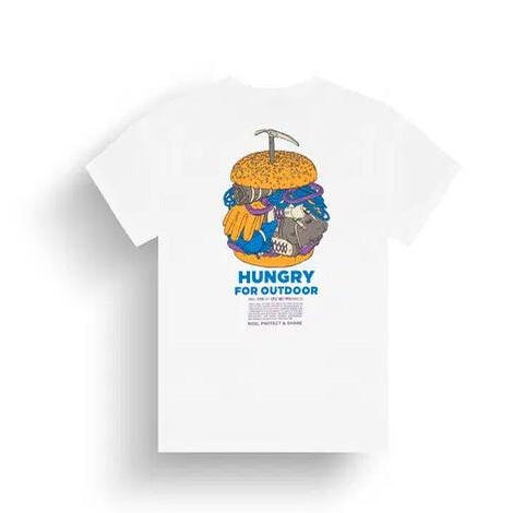 Koszulka z nadrukiem Hikkily biała