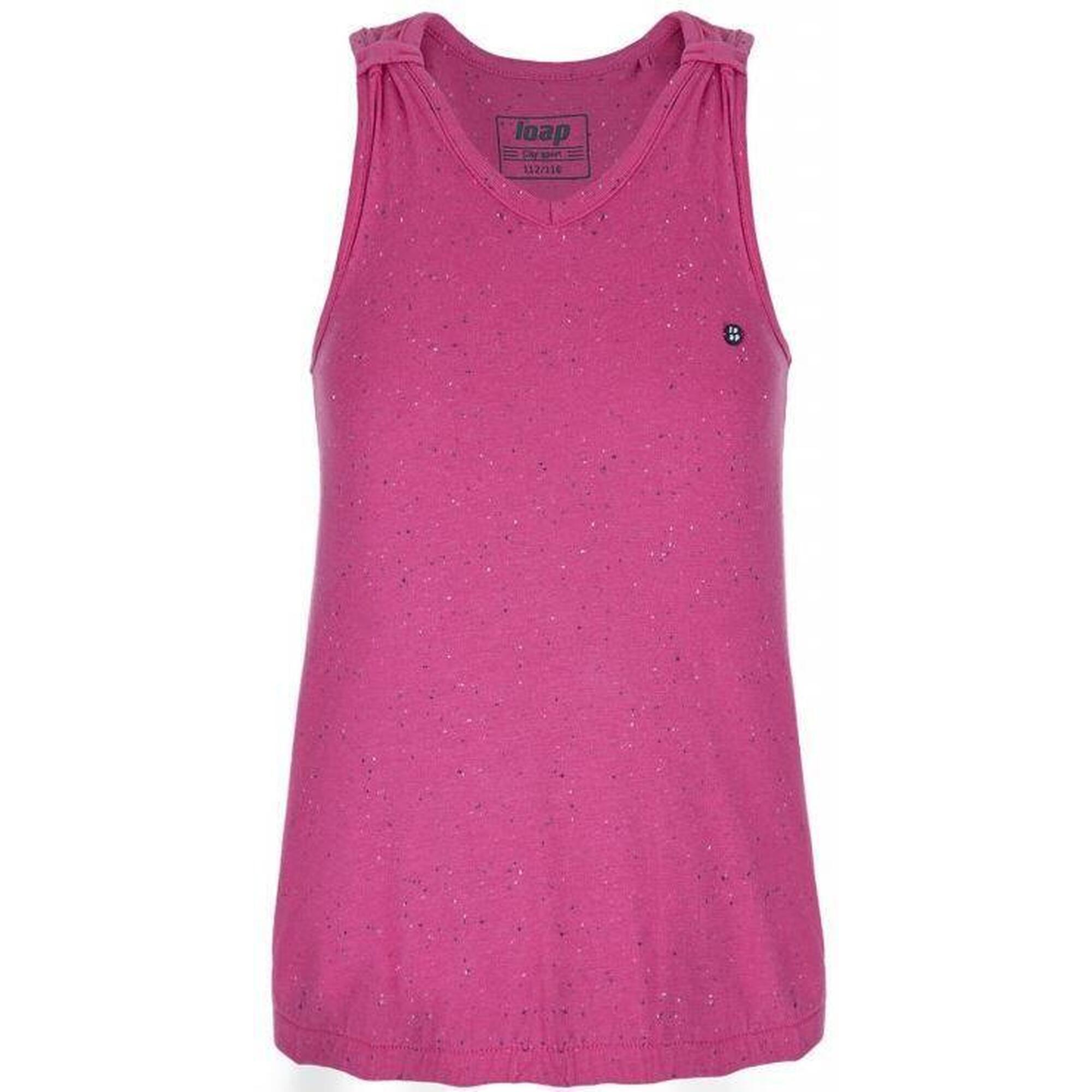 Glemo Top Borkyne Pink dla dziewczynki – 98% bawełny, efekt 3D, rozmiar 152