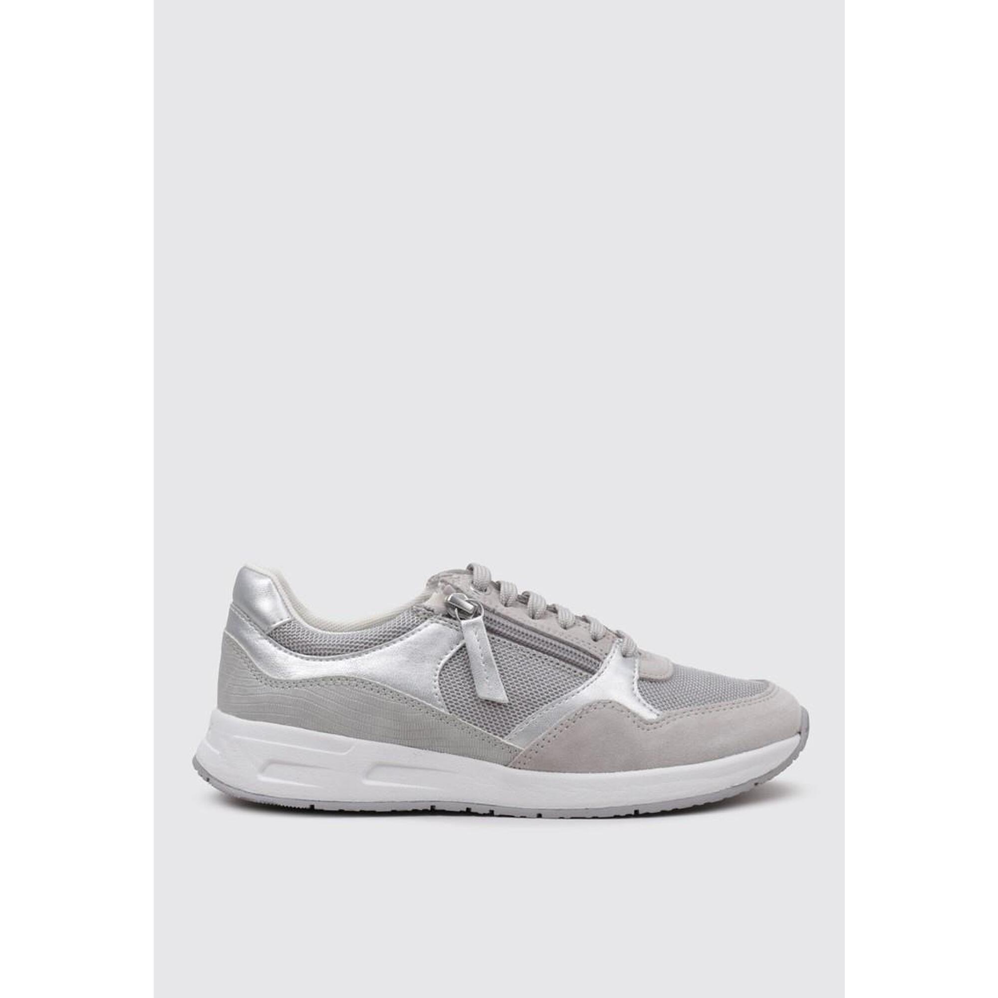 Tenisówki Geox Model D Blumya B Kolor Srebrny