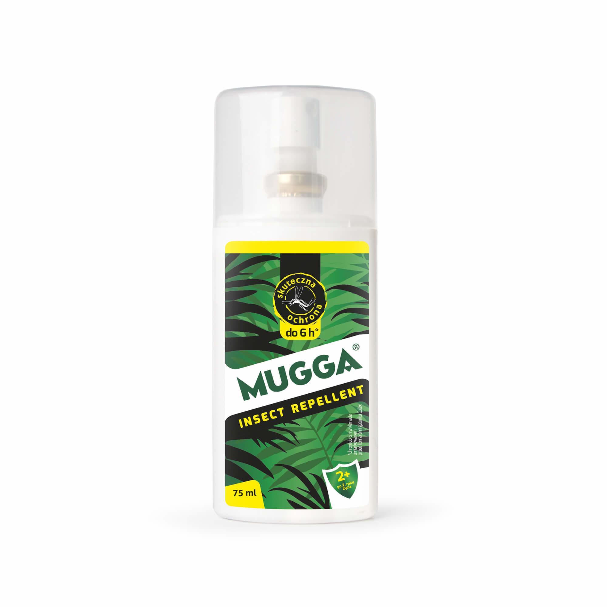 Mugga Spray DEET 9,5% na komary i kleszcze 75ml