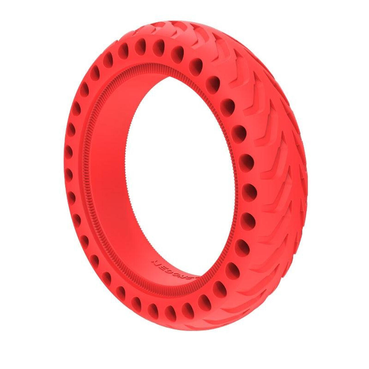 Czerwona opona do e-hulajnóg CC 8,5 x 2,0-34 pełna z otworami