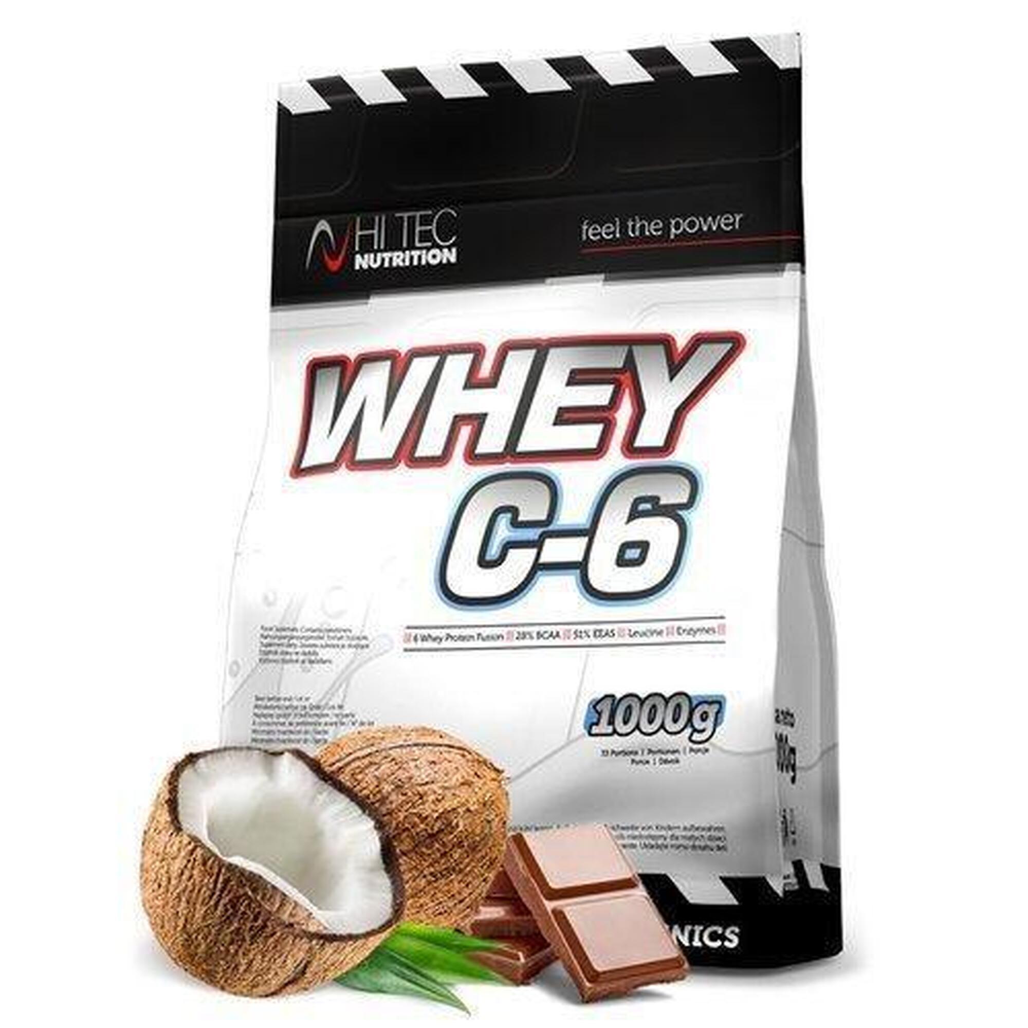 Odżywka białkowa HI TEC Whey C-6 1000g Czekolada Kokos