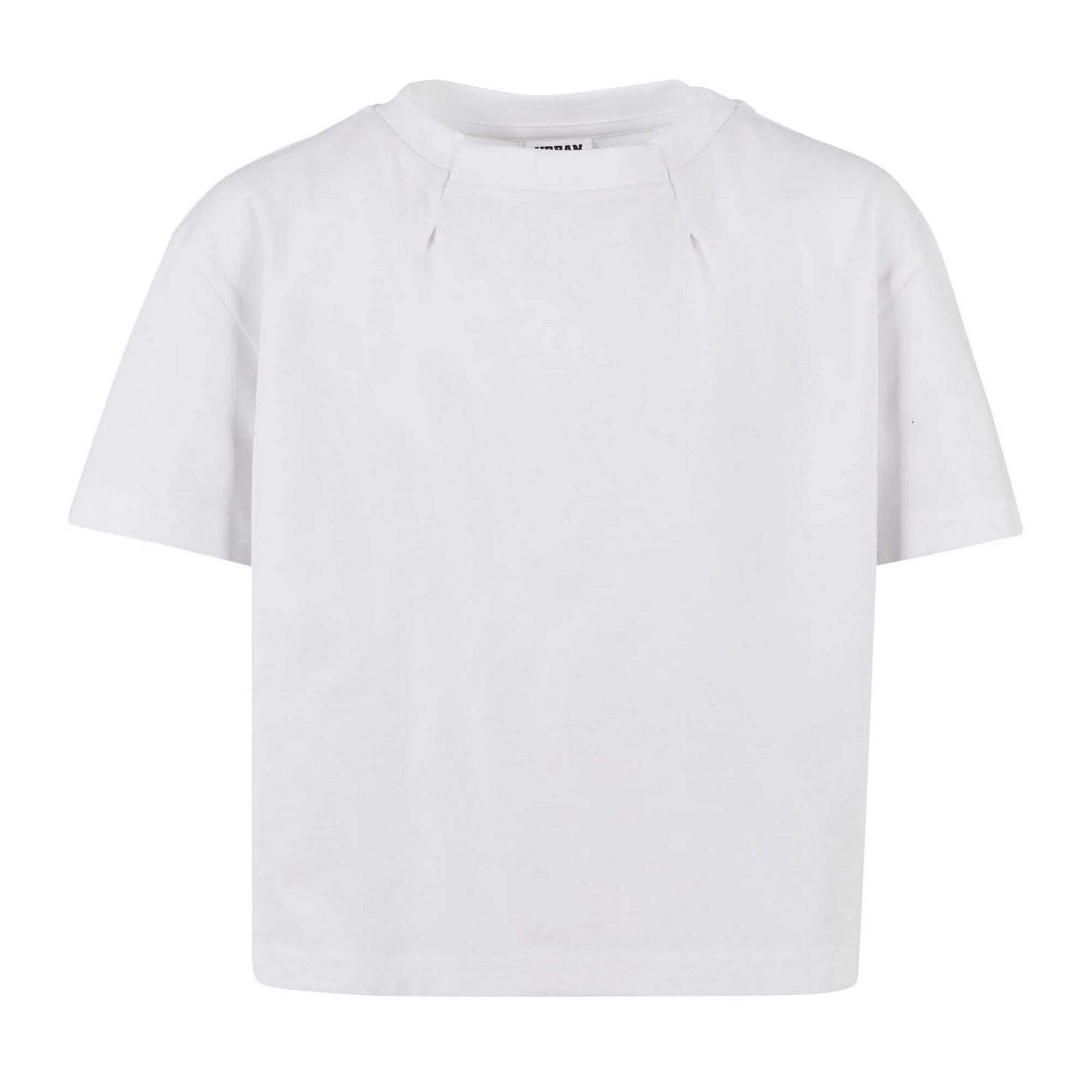 Dziewczęca Plisowana Organiczna Koszulka Oversize