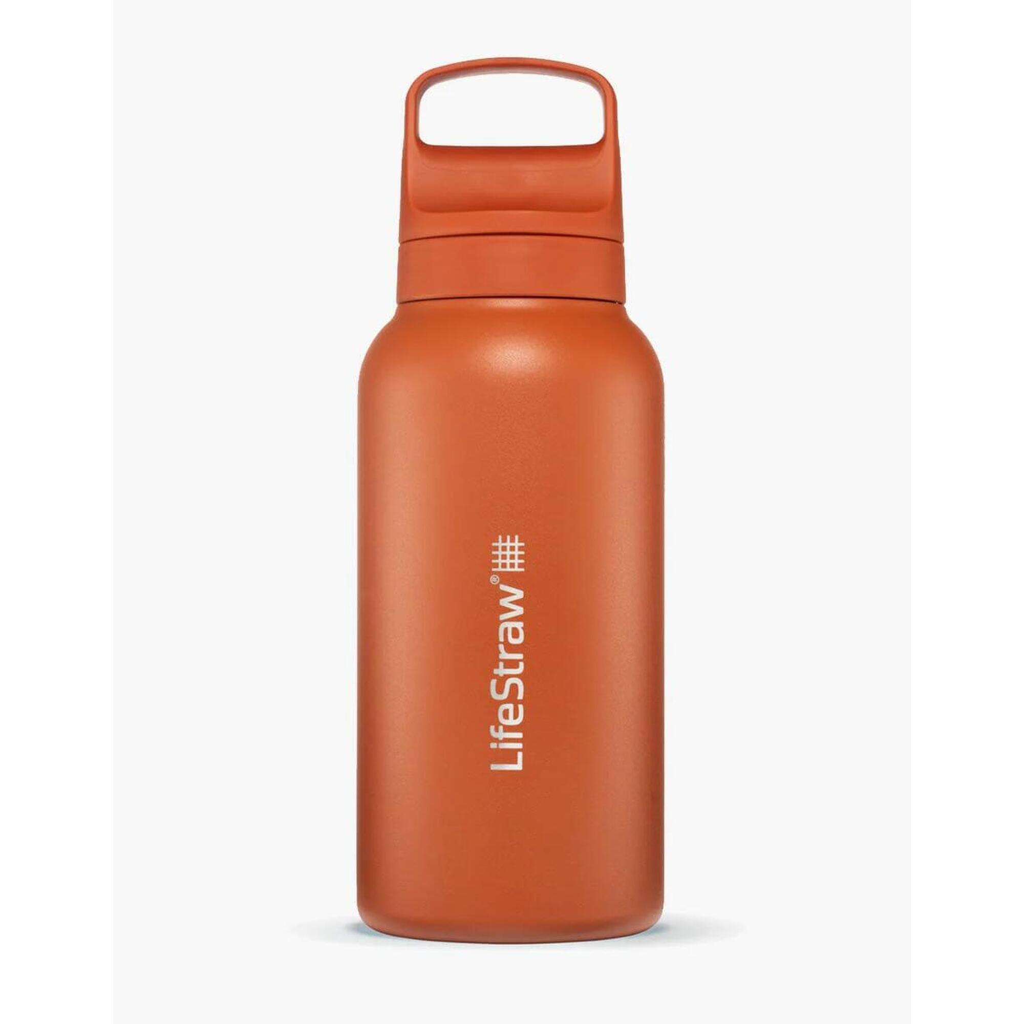 LifeStraw Go 2.0 Stal Nierdzewna 1 L – Kyoto Orange