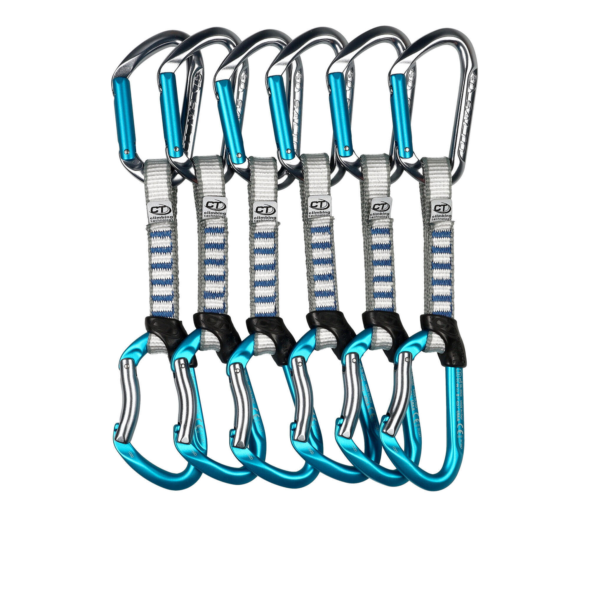 Ekspresy wspinaczkowe Climbing Technology Salto Set NY 12 cm 6-Pack