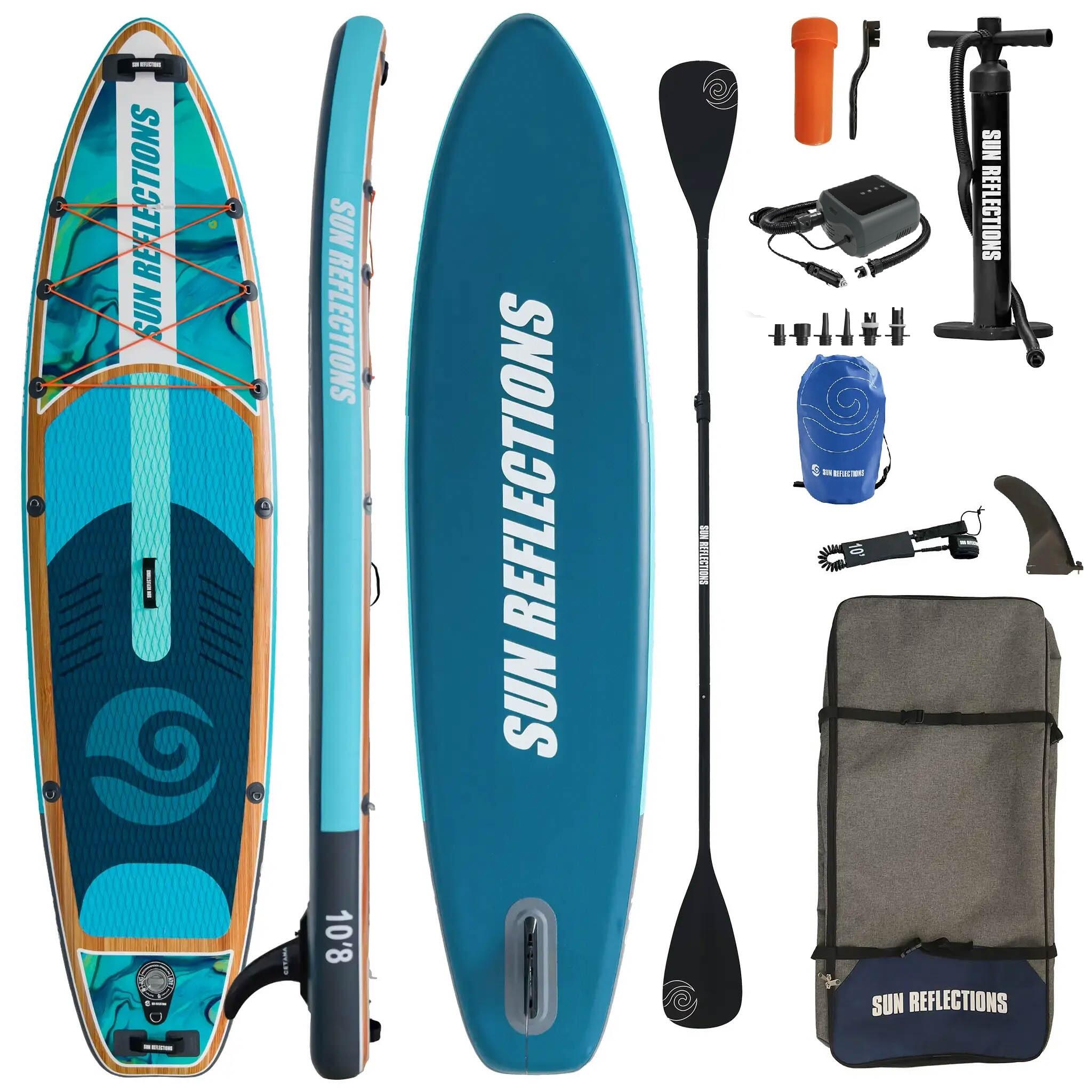 Deska Sup Pompowana Sun Reflections M 10'8" Minicombo + Elektryczna pompka