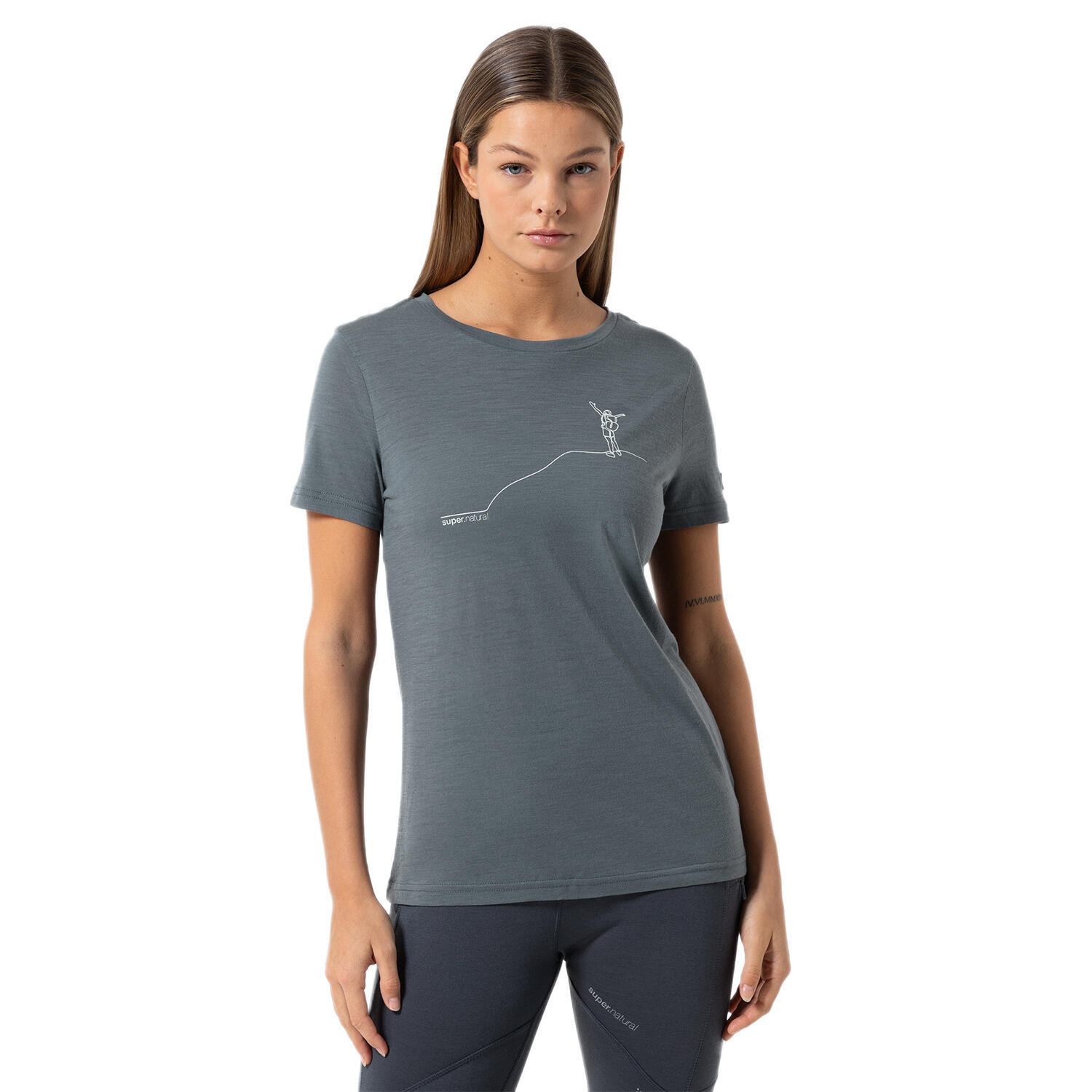 Koszulka damska z merino Super.Natural Women's Berggluck Tee z krótkim rękawem