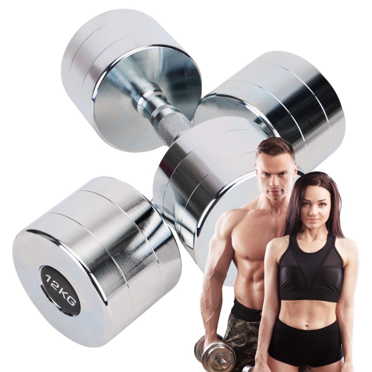 Hantle chromowane XTREXO 2x12 kg