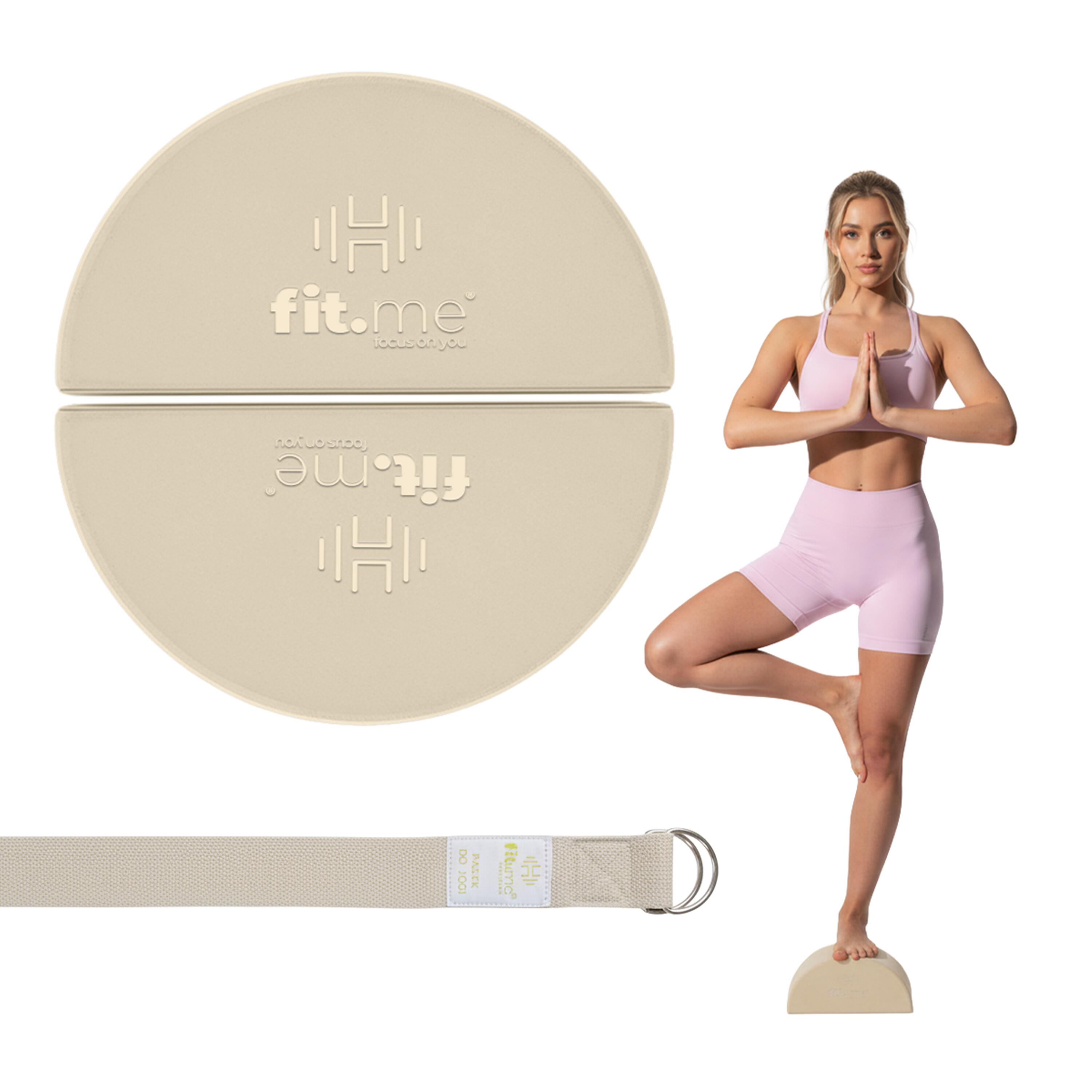 Zestaw Kostki 2 Szt – Kostka / Klocek / Blok Do Jogi, Ćwiczeń – Półokrągła Balan