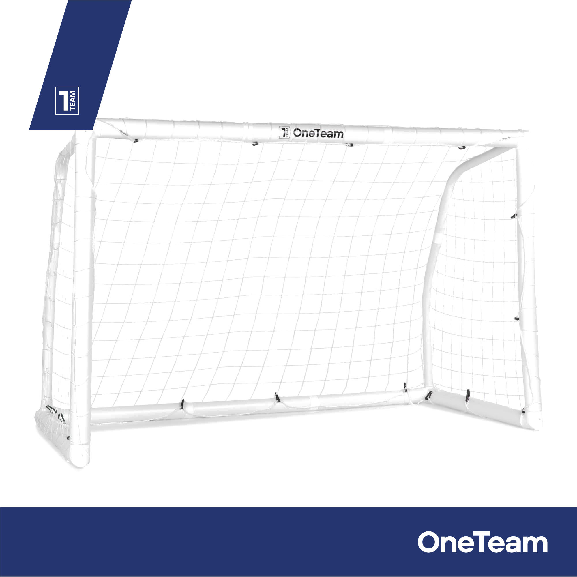 Bramka do piłki nożnej OneTeam PVC 182 x 120 cm