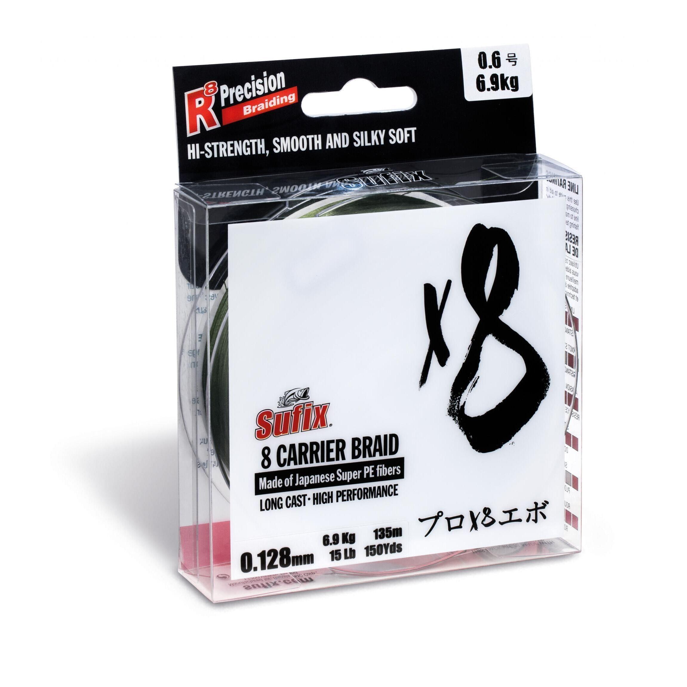 Mięsożerny warkocz Sufix Braid (x8)