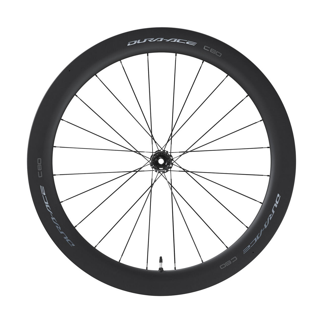 Koło rowerowe z hamulcem tarczowym Shimano Dura-ACE WH-R9270-C60-HR-TL-F center