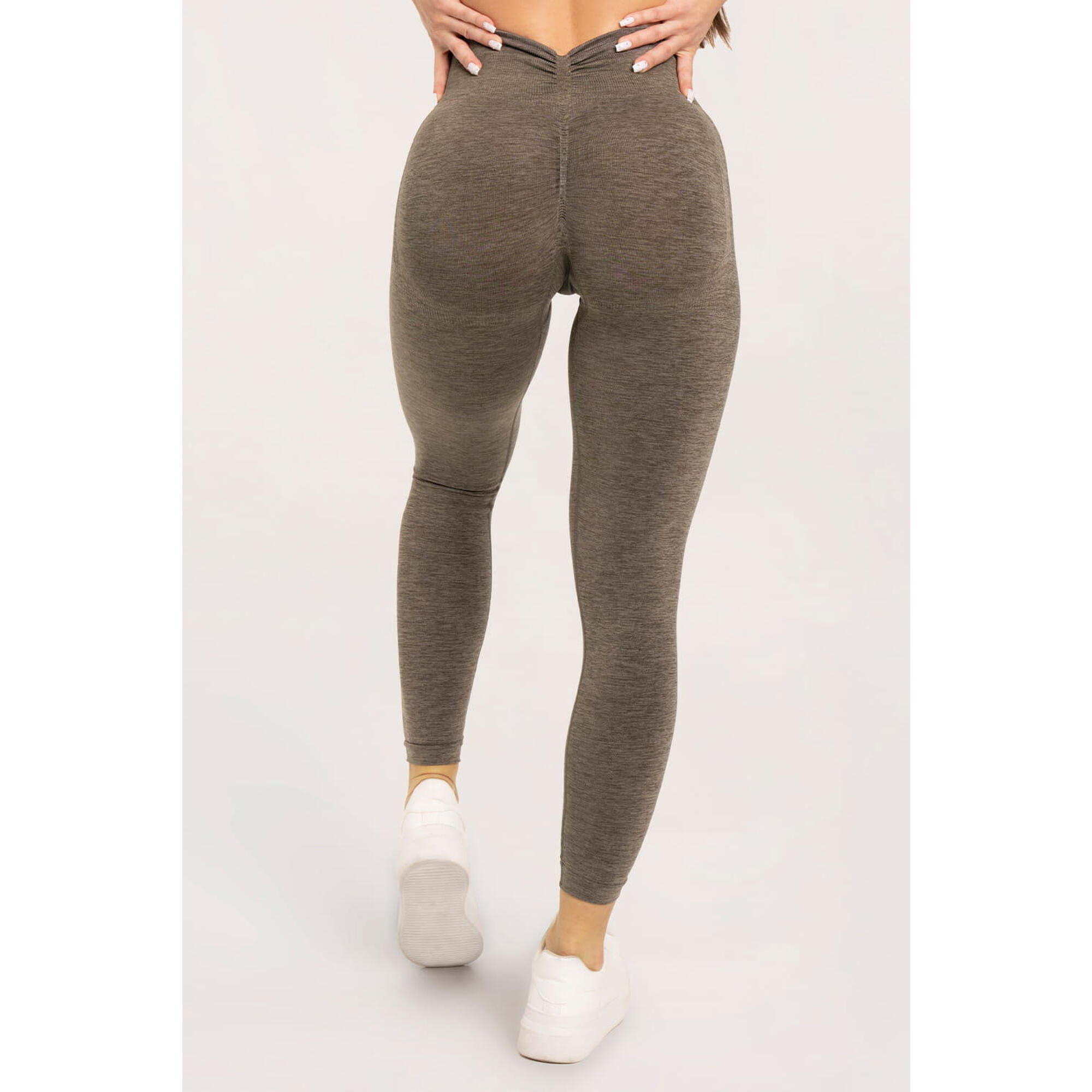 Legginsy fitness damskie Gym Glamour seamless deep push up