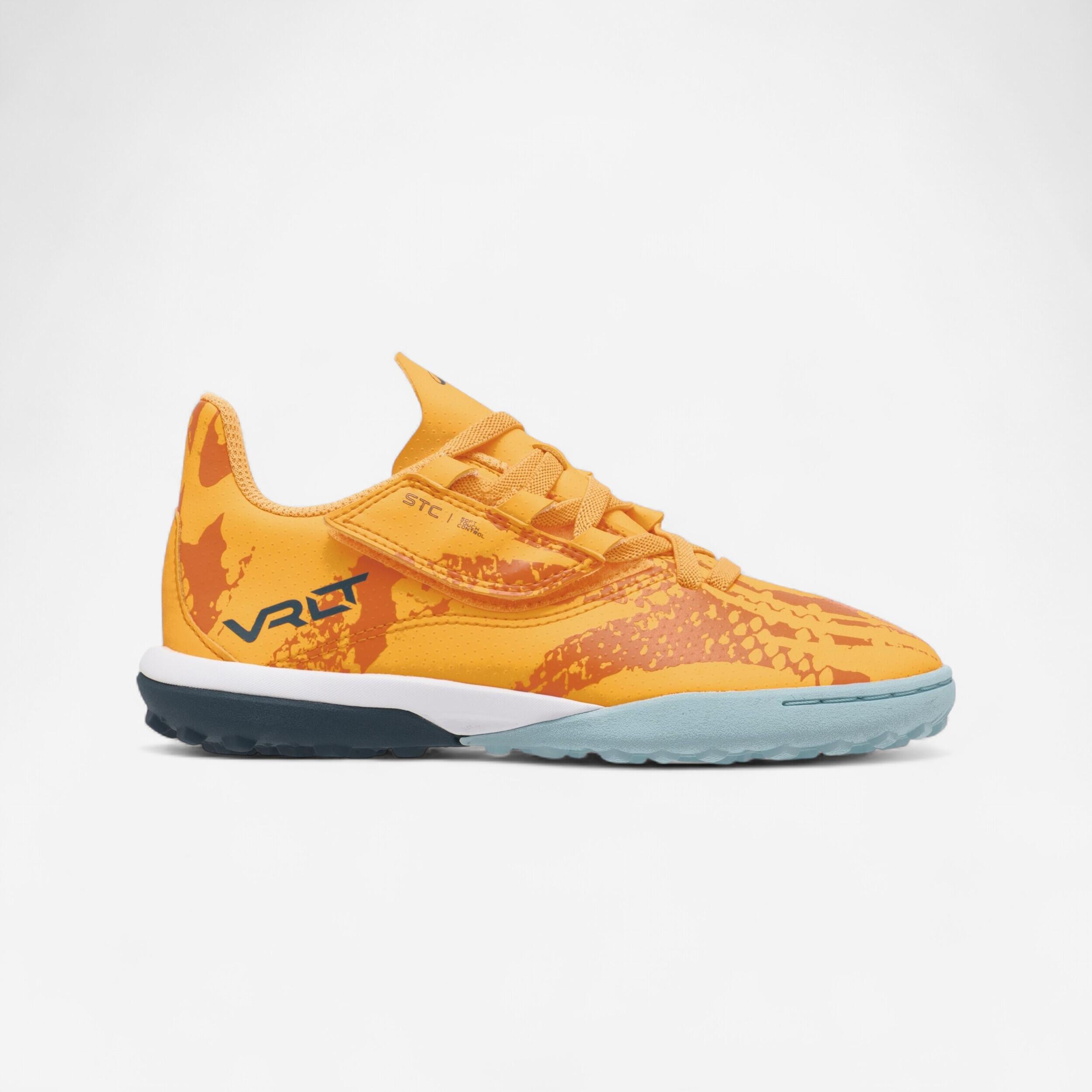 Buty piłkarskie dla dzieci Kipsta Viralto I Easy Turf TF na rzepy