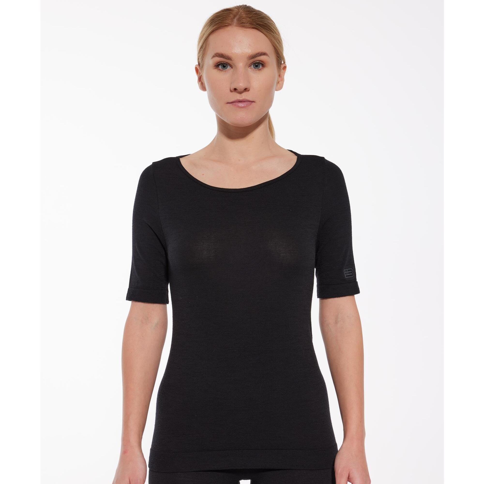 Koszulka damska z krótkim rękawem Brubeck JOGA MERINO