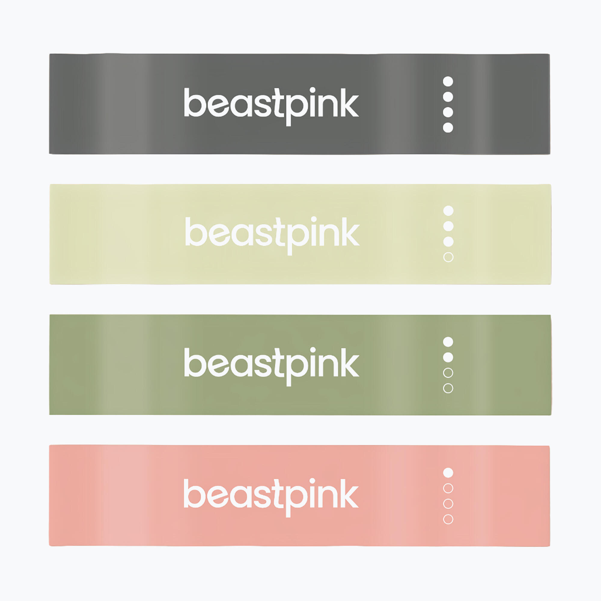 Zestaw gum oporowych GymBeam 4 sztuki