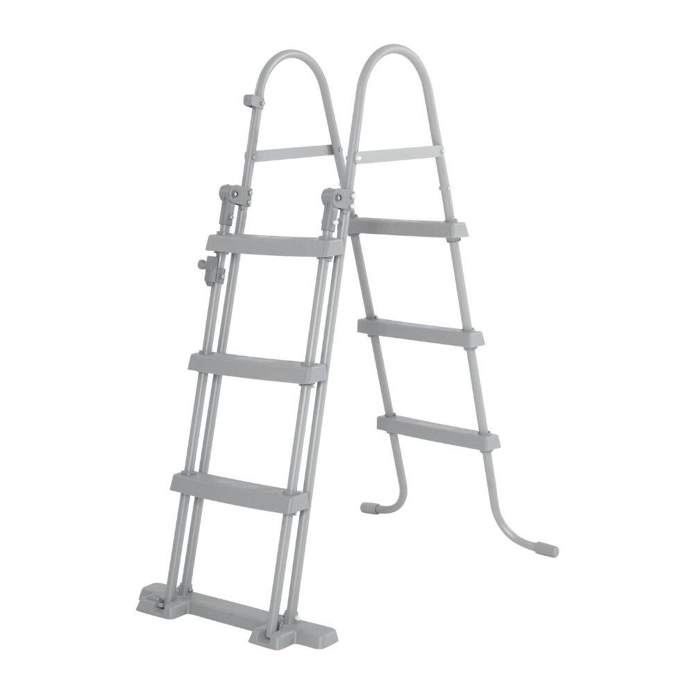 Bestway 42" Pool Ladder | Above Ground Swimming Pool Accessories, Grey
