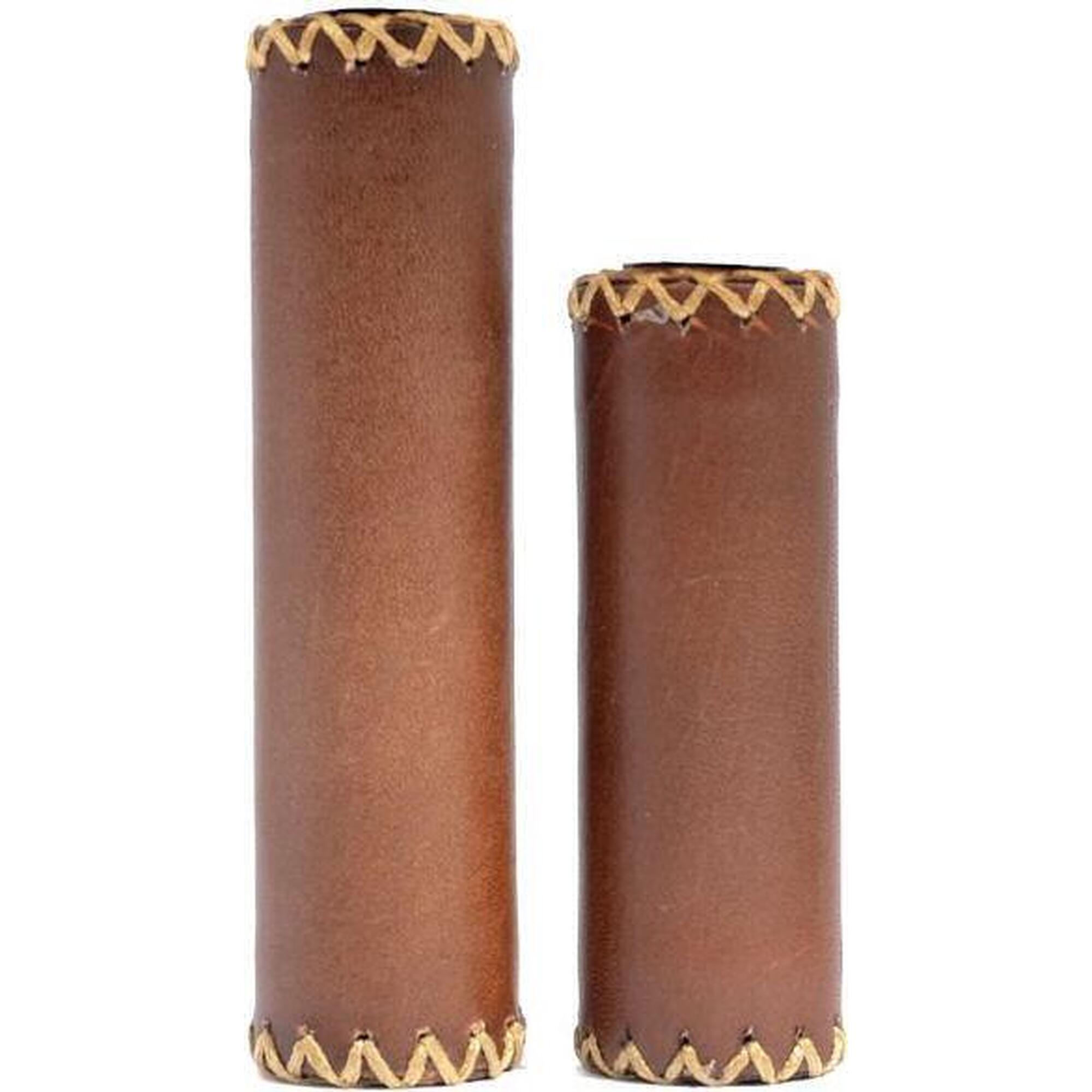 Uchwyty Skórzane Brązowe - Długie/Krótkie