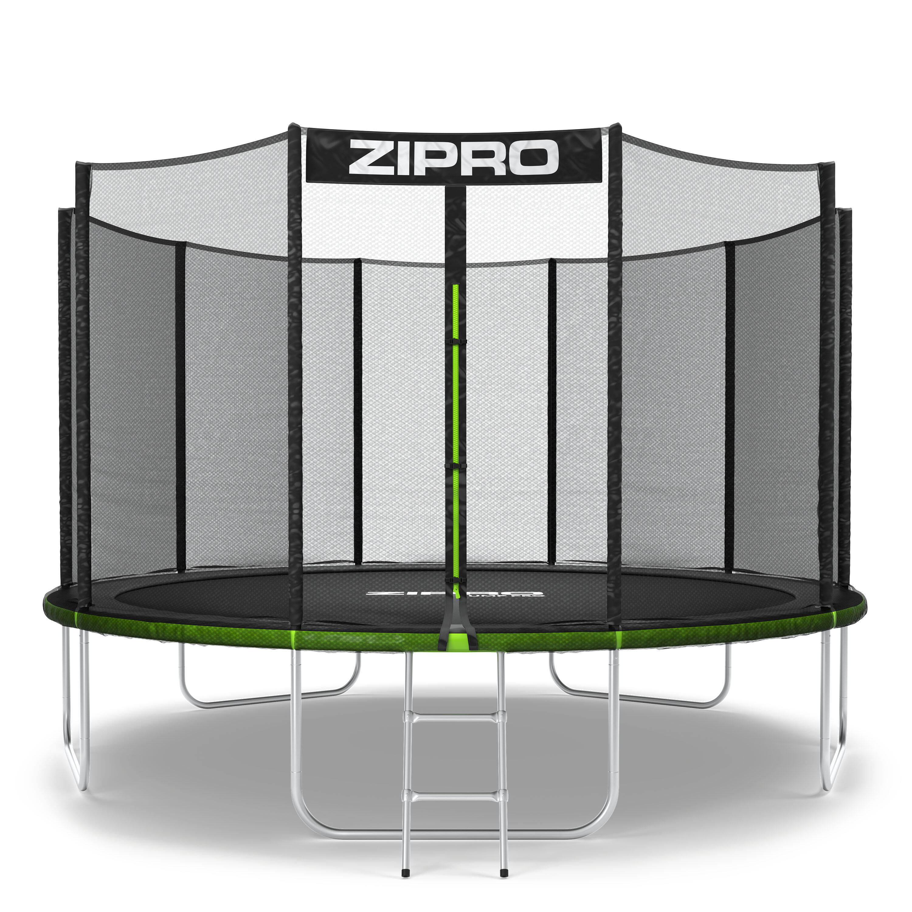 Trampolina ogrodowa Zipro Jump Pro z siatką zewnętrzną 12FT 374cm