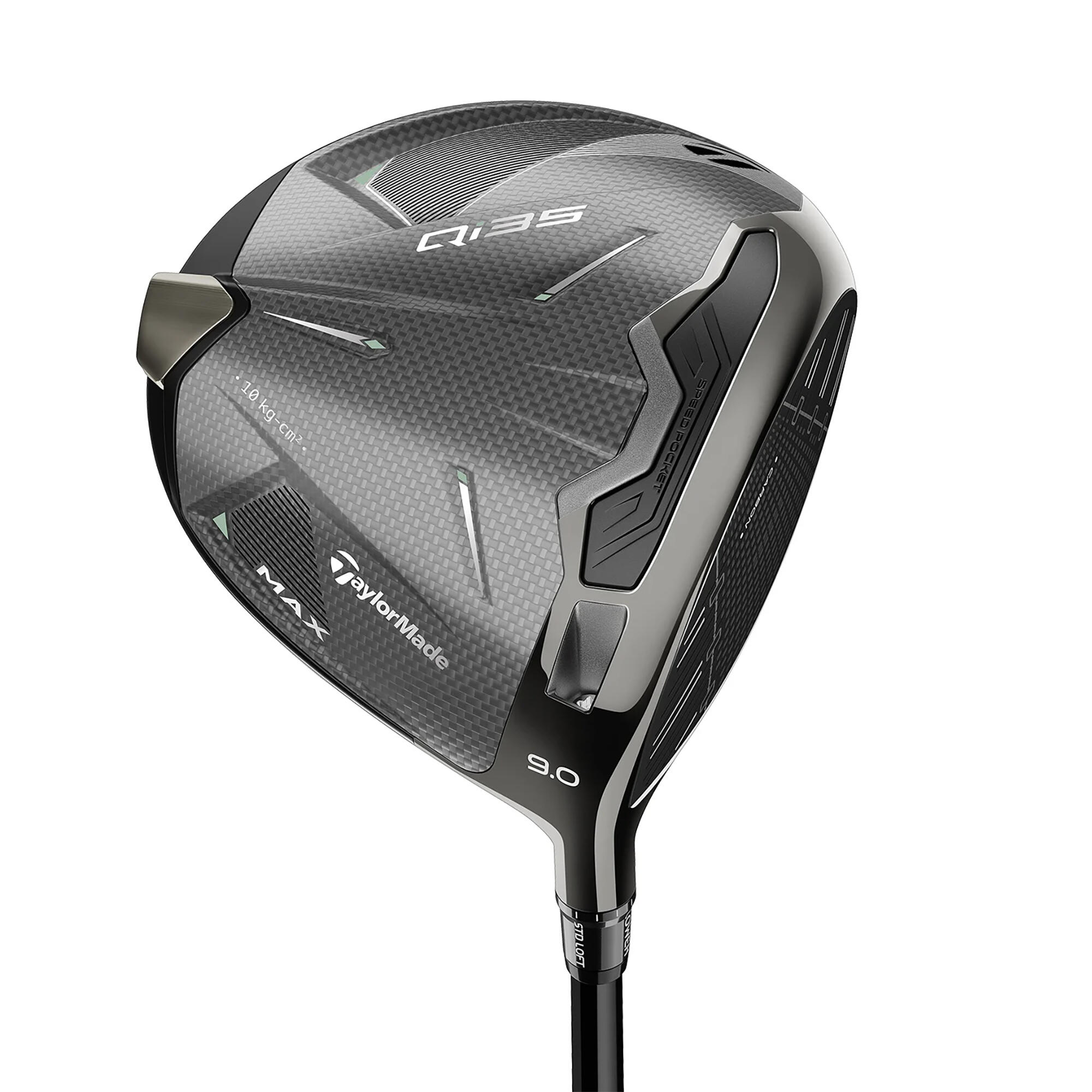 Kij golfowy driver Taylormade Qi35 dla praworęcznych.