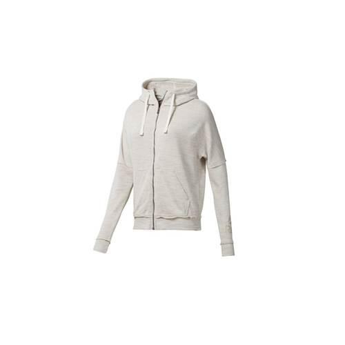 Bluza sportowa damska Reebok Training Essentials Marble Logo Full Zip