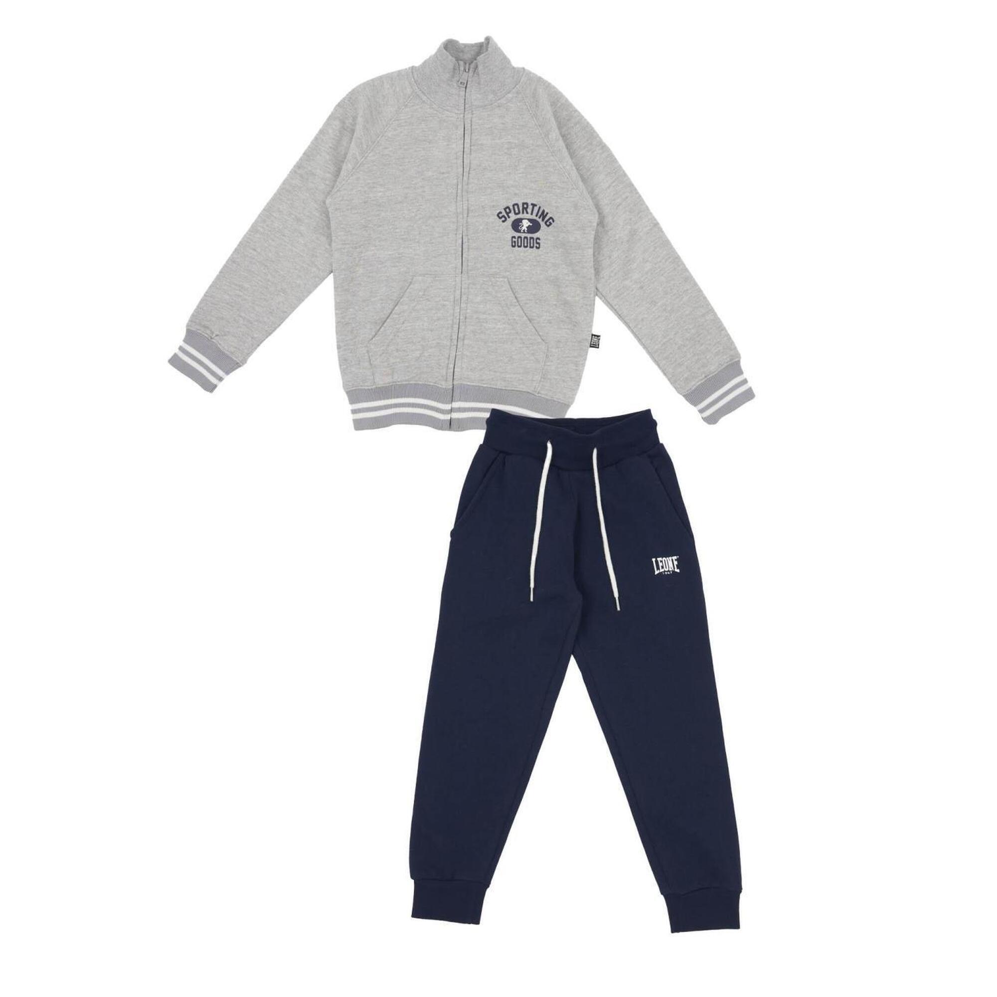 Dres dziecięcy z kołnierzykiem i nadrukiem „Sporting” College