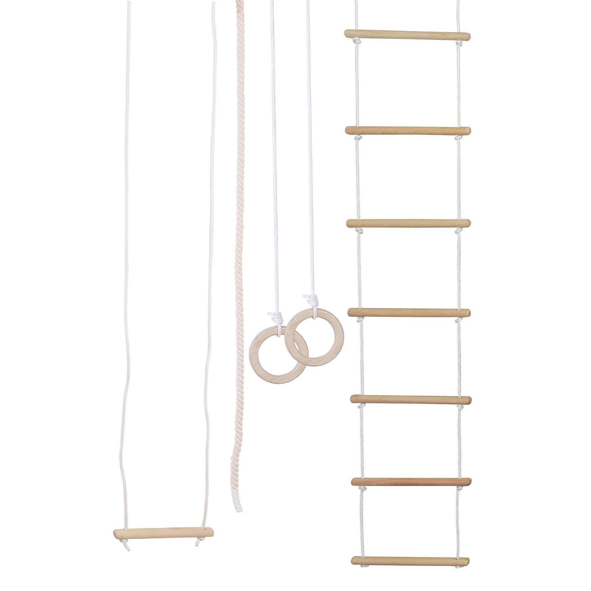 zestaw akcesoriów gimnastycznych Numi drewno