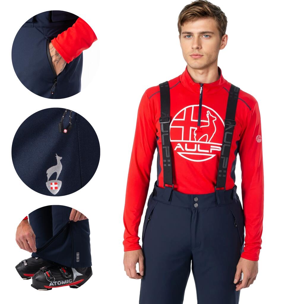 Spodnie narciarskie i snowboardowe męskie AULP VEPUR wodoodporne oddychające