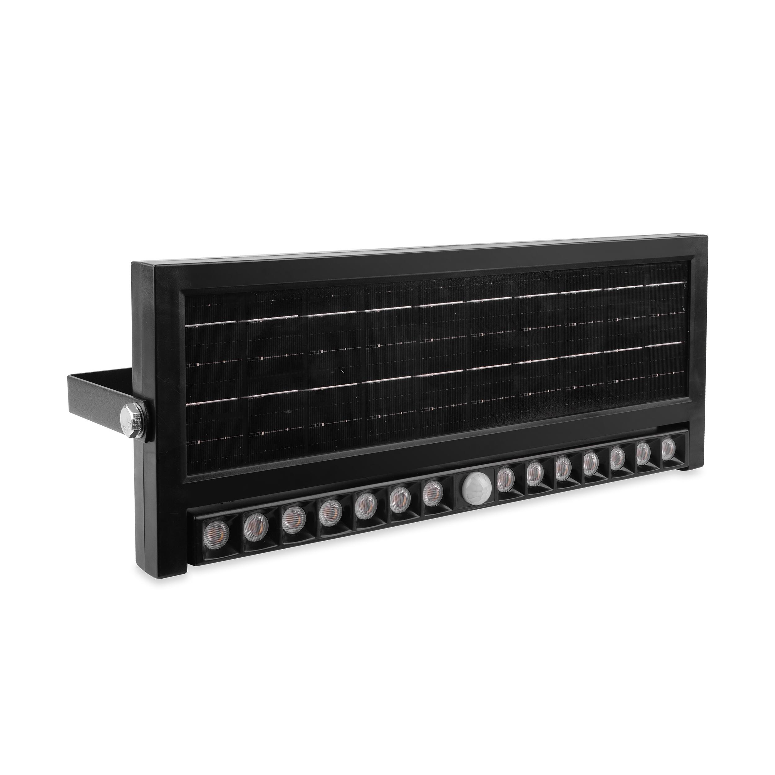 Naświetlacz solarny Germina lampa IP65 regulowana z czujnikiem ruchu i zmierzchu