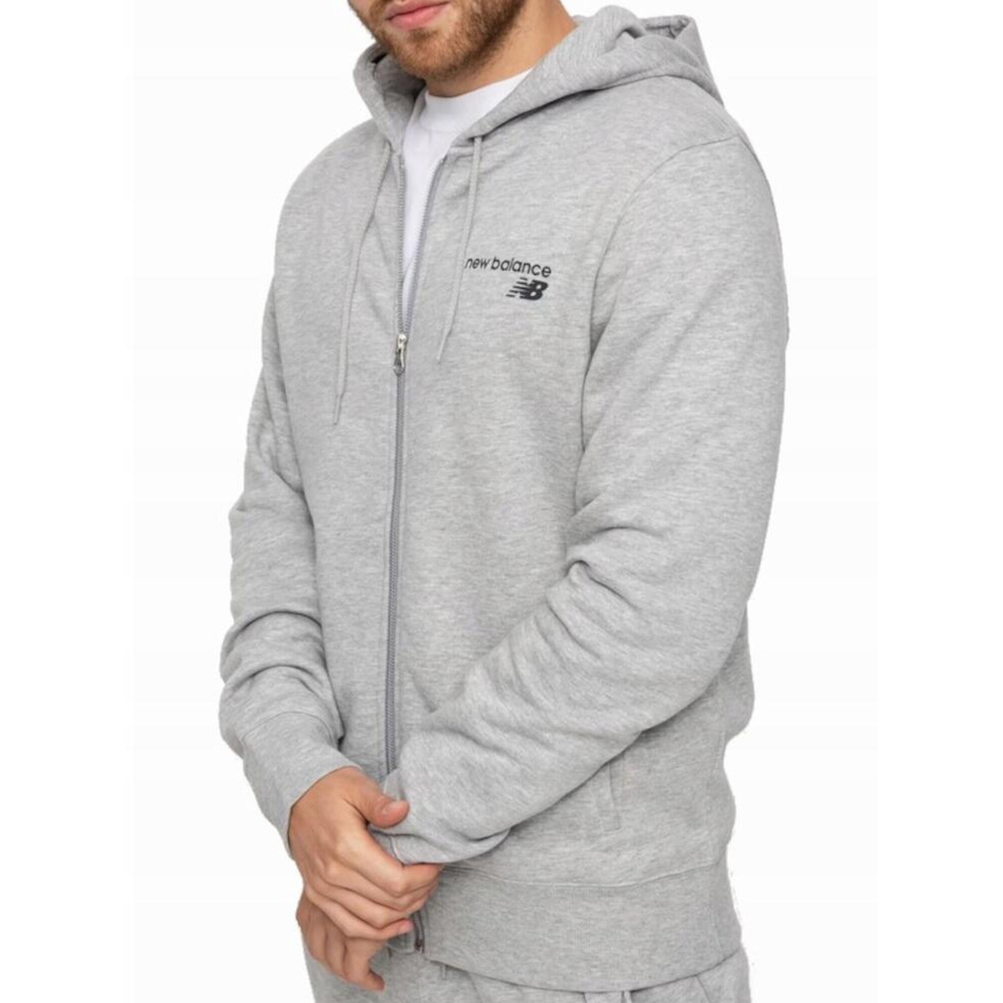 Bluza na co dzień męska NEW BALANCE ciepła z kapturem