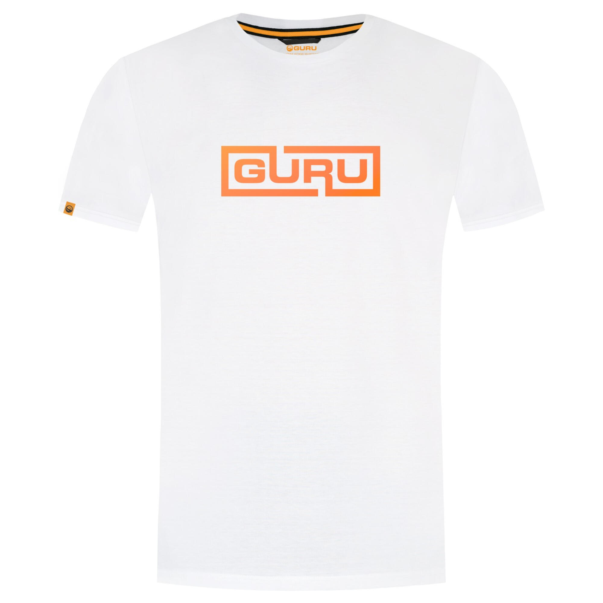 Koszulka Wędkarska T-Shirt Guru Gradient Connect Tee White