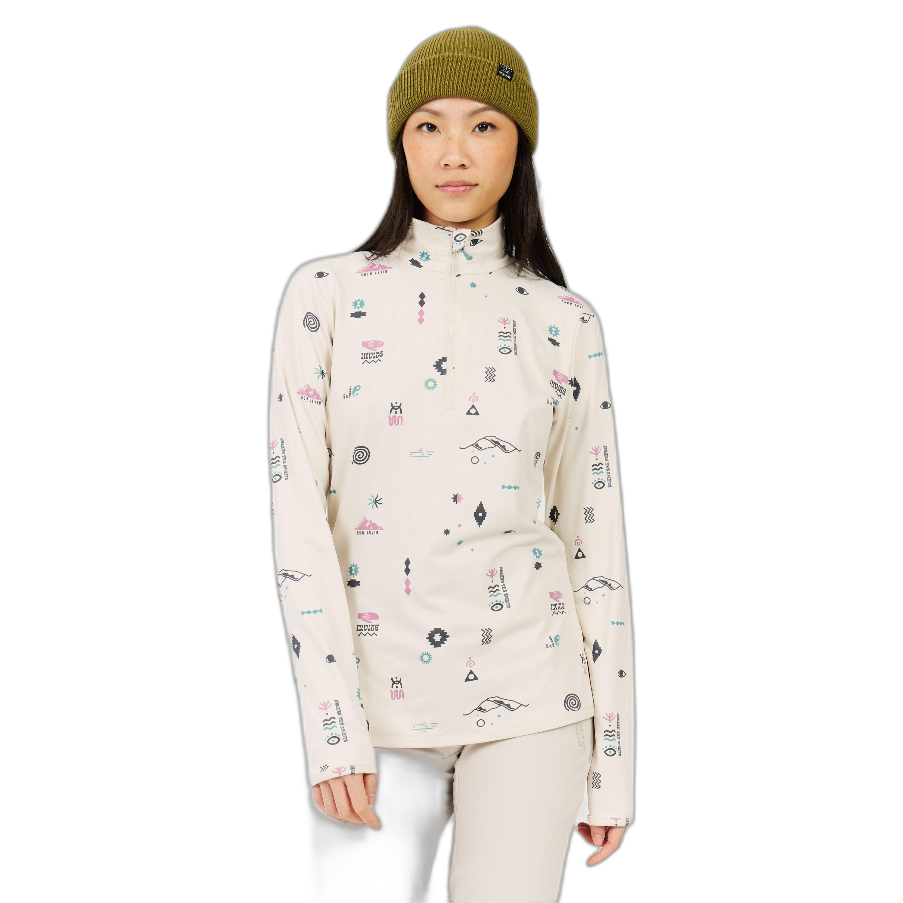 Damski polar 1/4 zip Protest Vessy