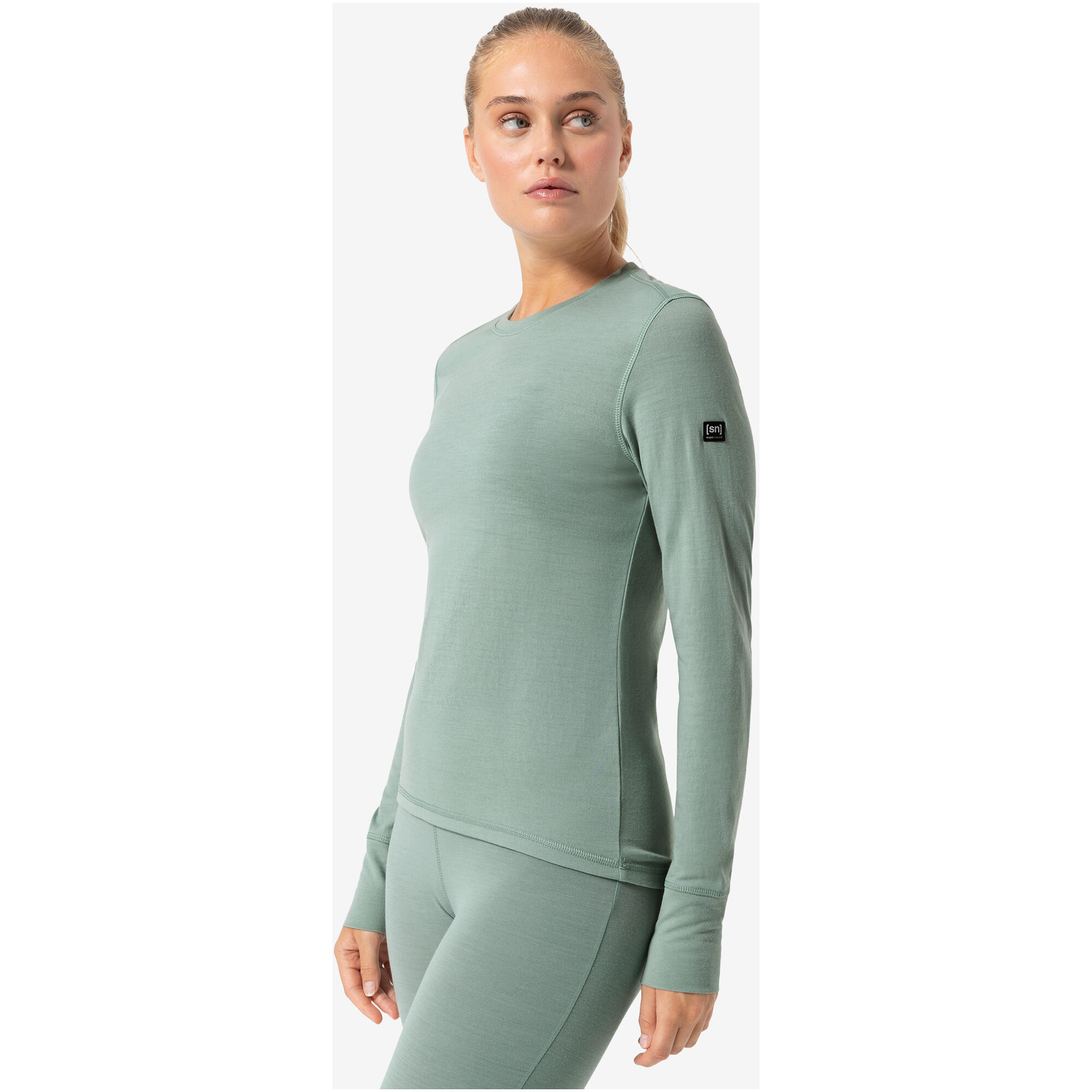 Koszulka termoaktywna z długim rękawem damska SUPER.NATURAL