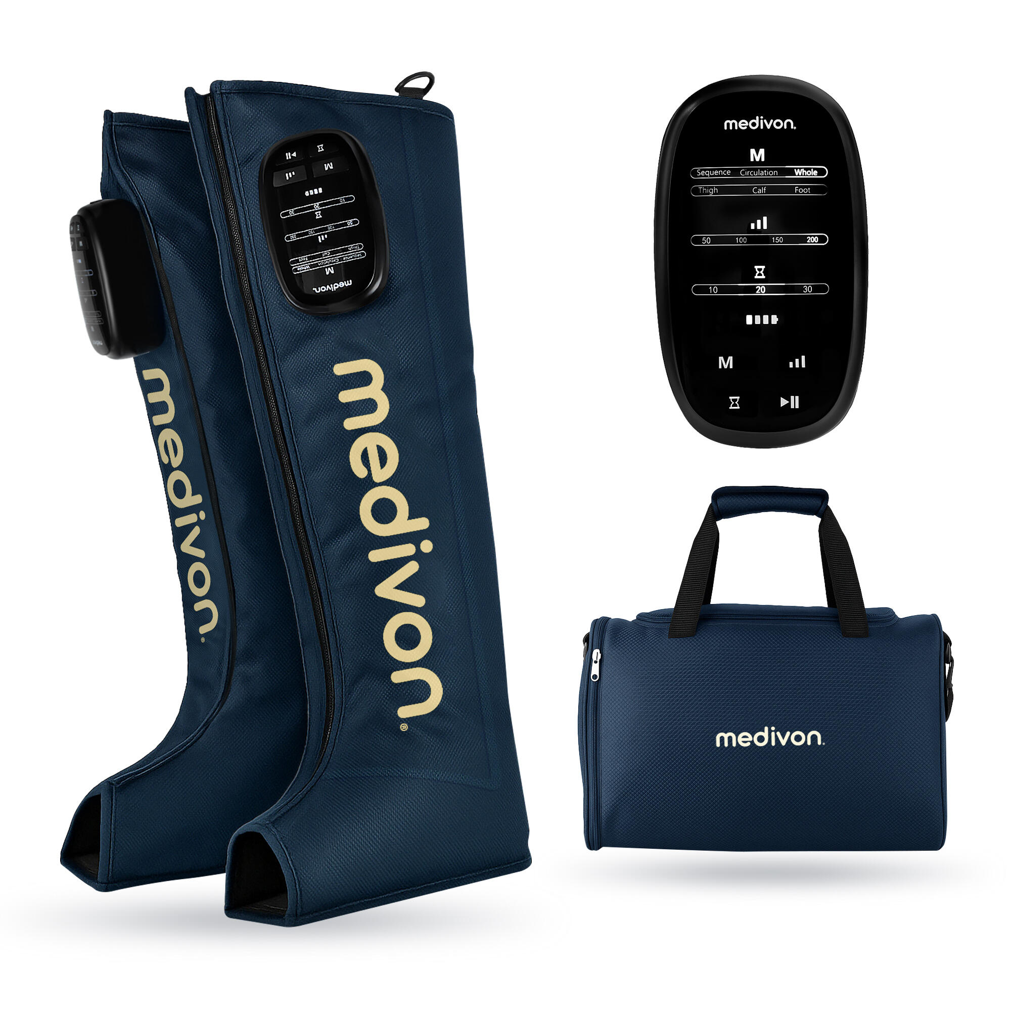 Masażer do drenażu limfatycznego na ból i obrzęki MEDIVON Aeria