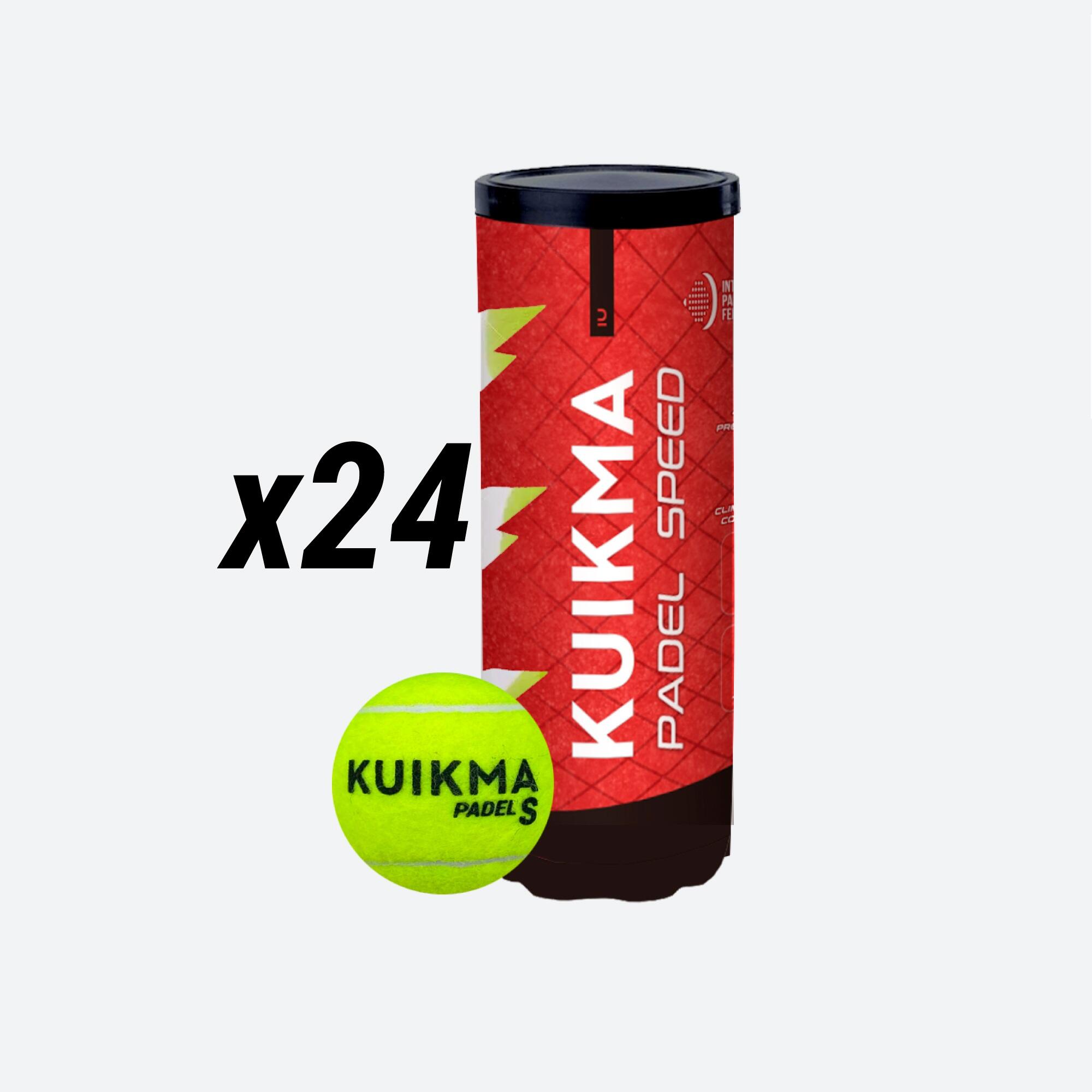 Piłki do padla ciśnieniowe Kuikma PB Speed karton z 24 puszkami po 3 piłki