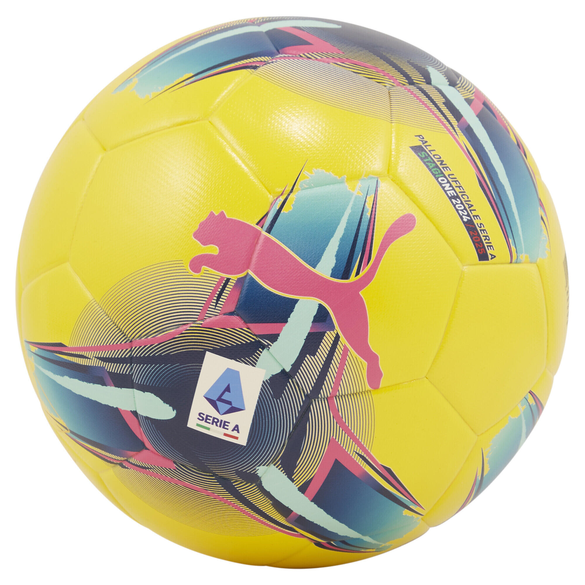 Piłka do piłki nożnej Serie A (jakość FIFA®) PUMA Dandelion Multi Colour Yellow