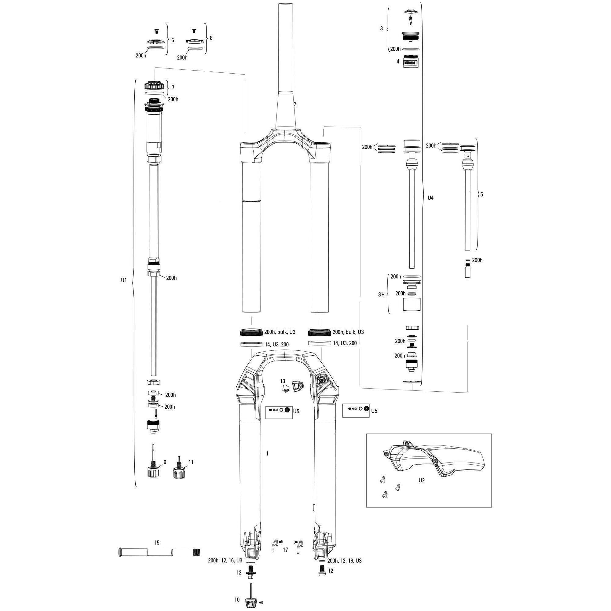 Widelec Rowerowy Rockshox Lyrik Ultimate 27,5 Boost 140mm