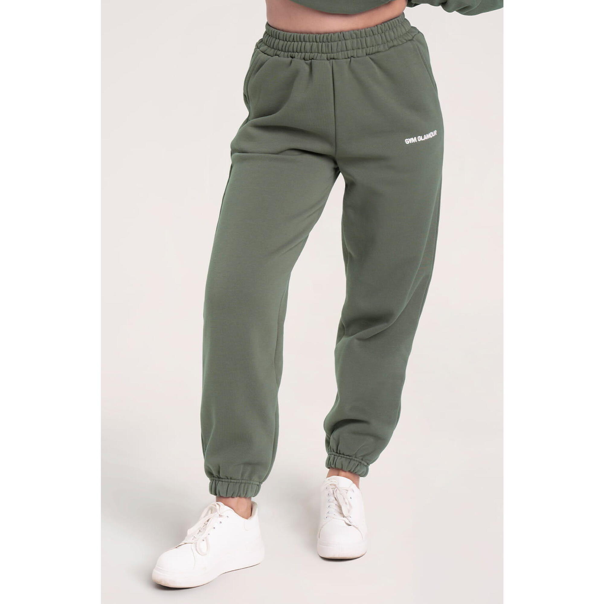 Spodnie fitness damskie Gym Glamour dresowe