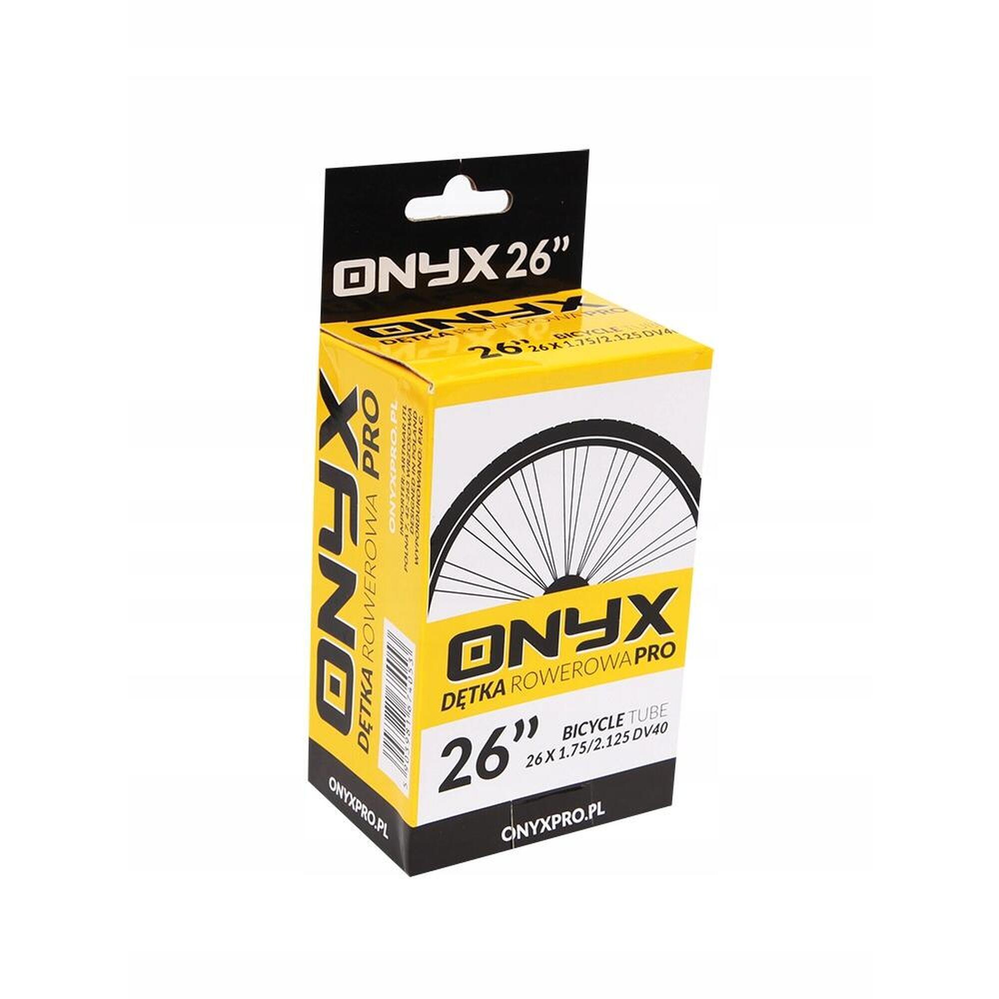 Dętka rowerowa 26x1.75/2.125 DV 40 ONYX box