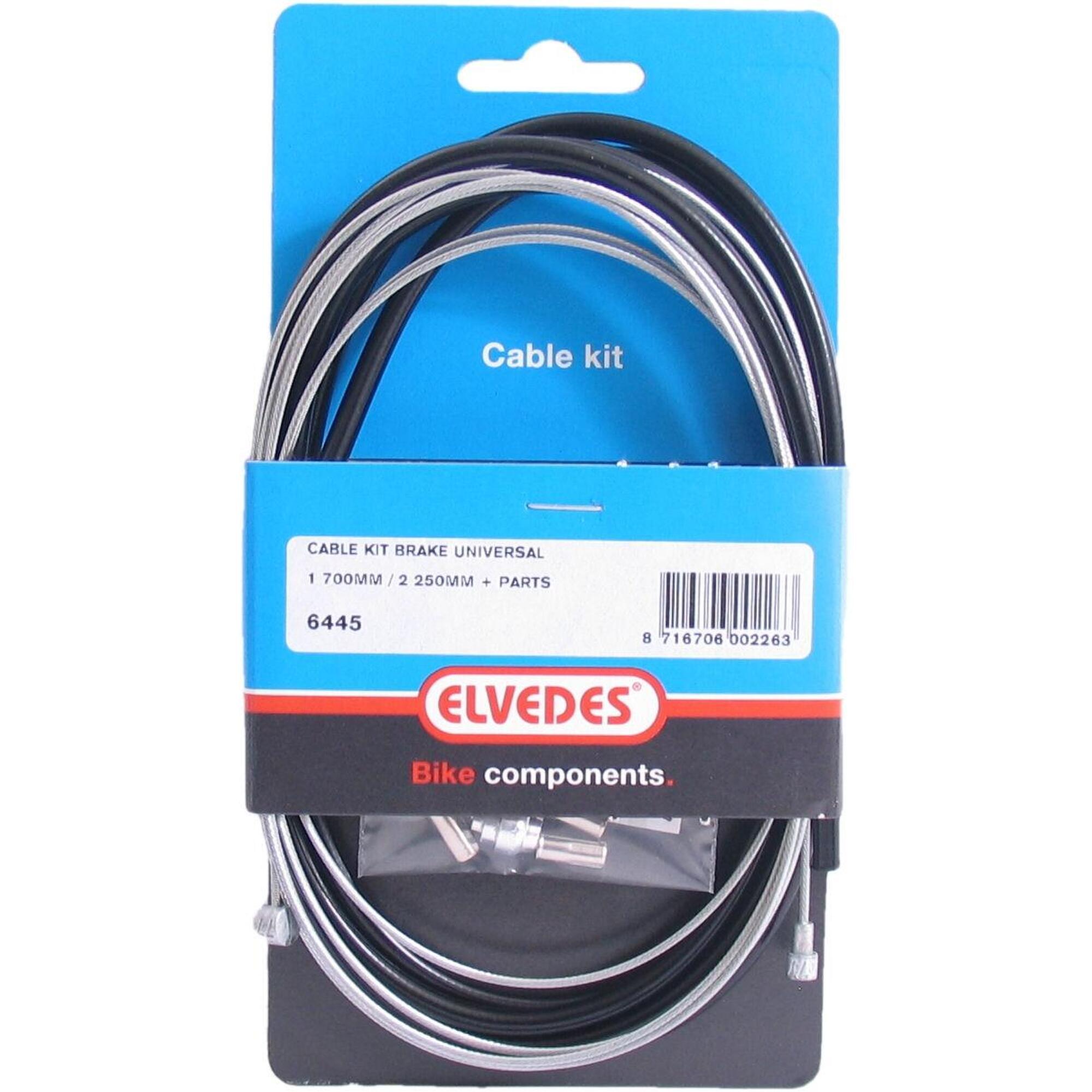 Uniwersalny Zestaw Linek Hamulcowych 1700Mm / 2250Mm Ocynkowany - Czarny